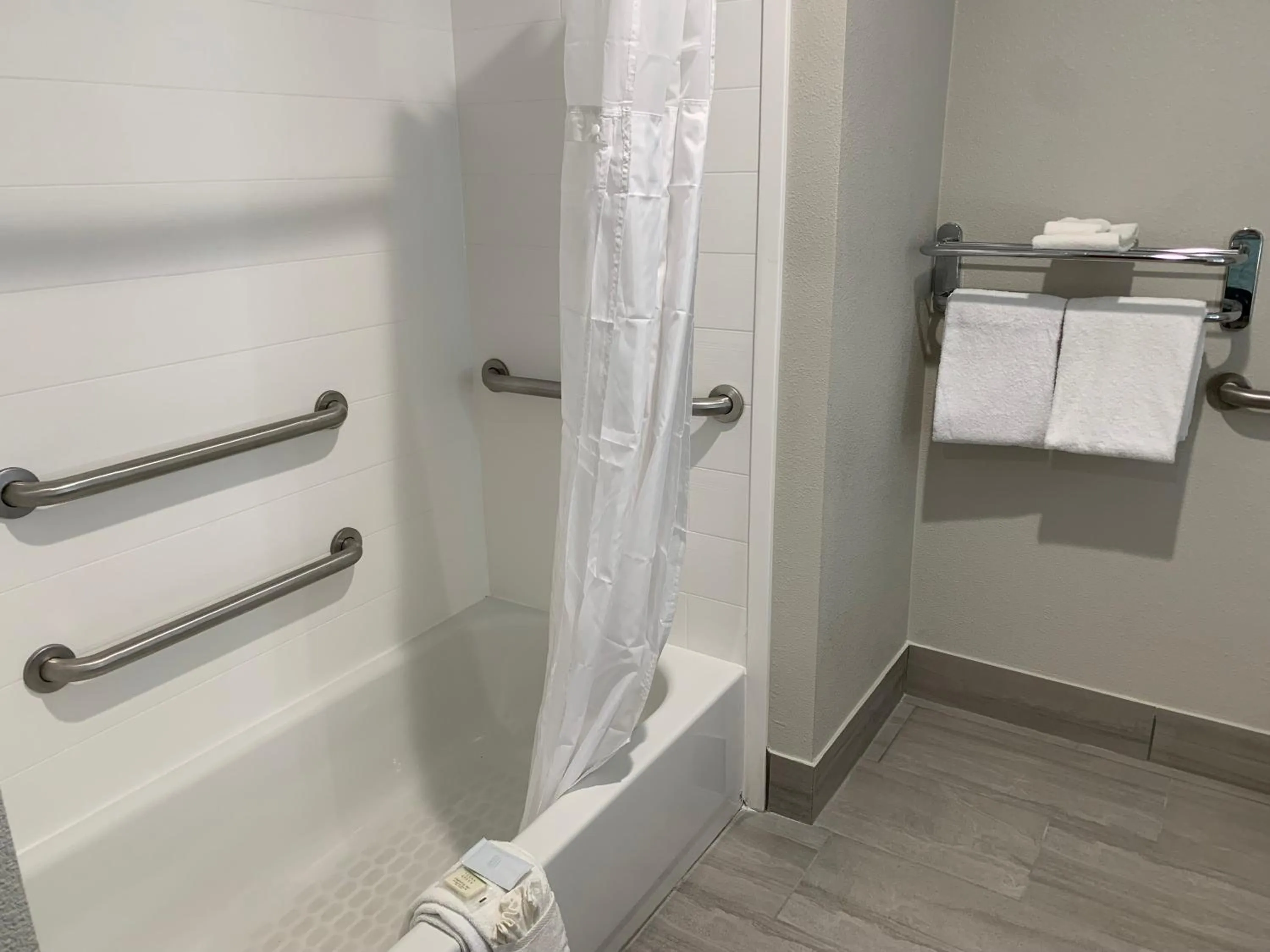 Shower in Holiday Inn Express & Suites Bridgeport by IHG