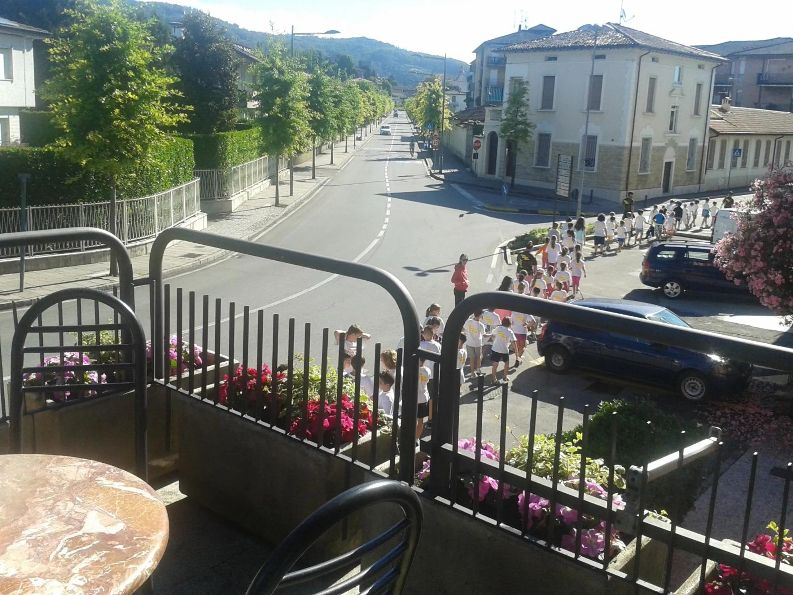 Bird's eye view in Hotel Moderno