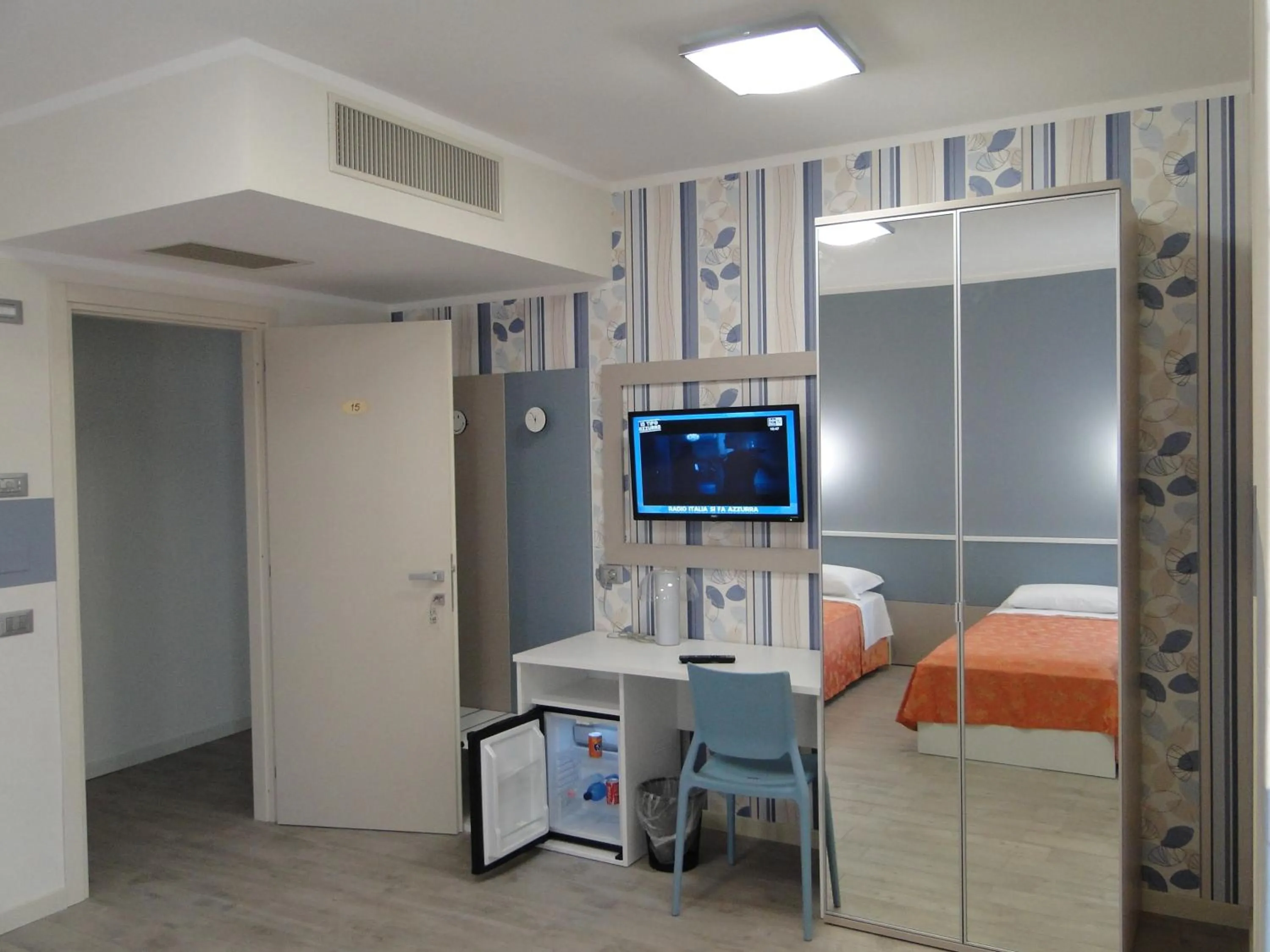 Bedroom, Bed in Hotel Moderno