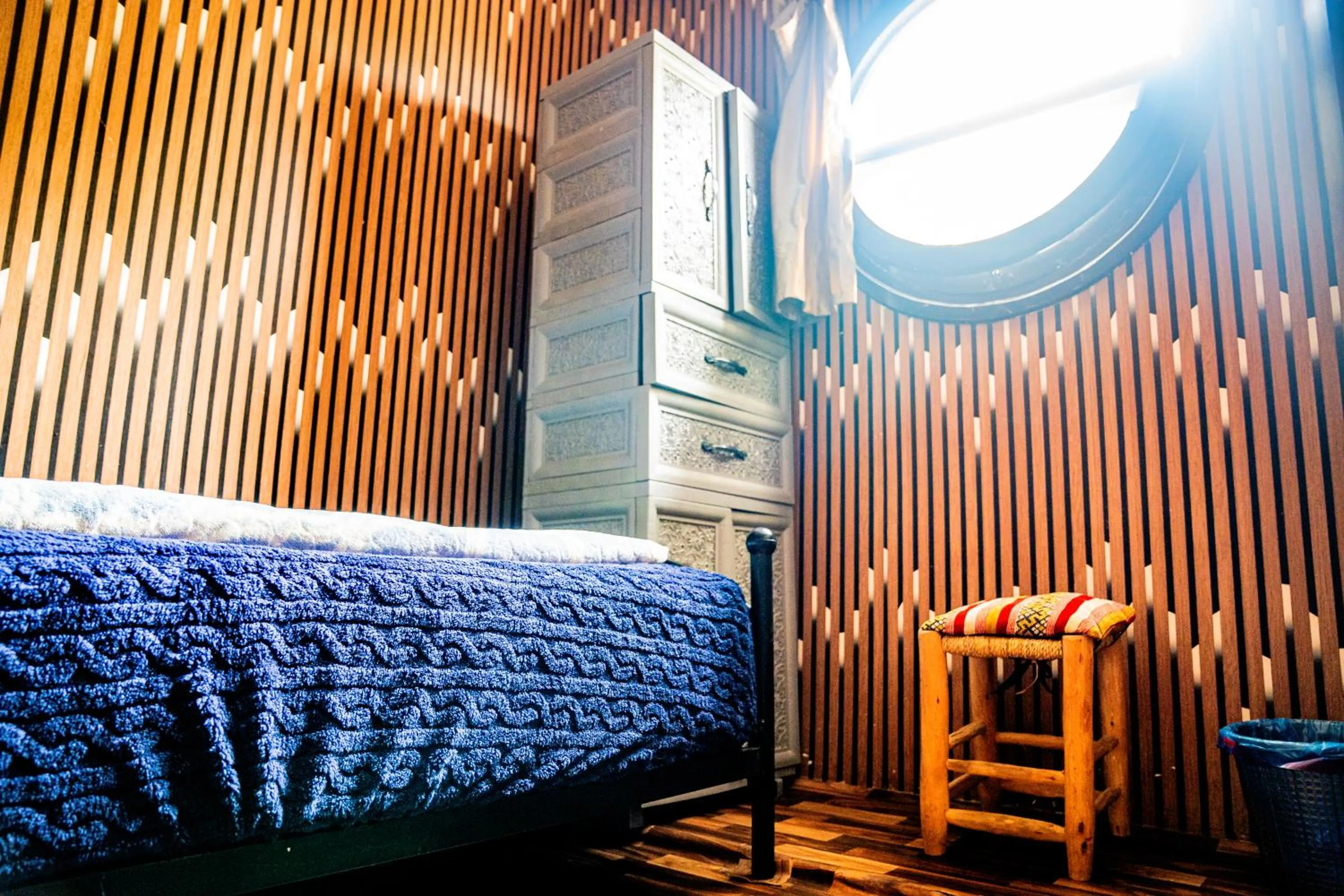 Bedroom, Bed in Dinosaur Anza Surf House