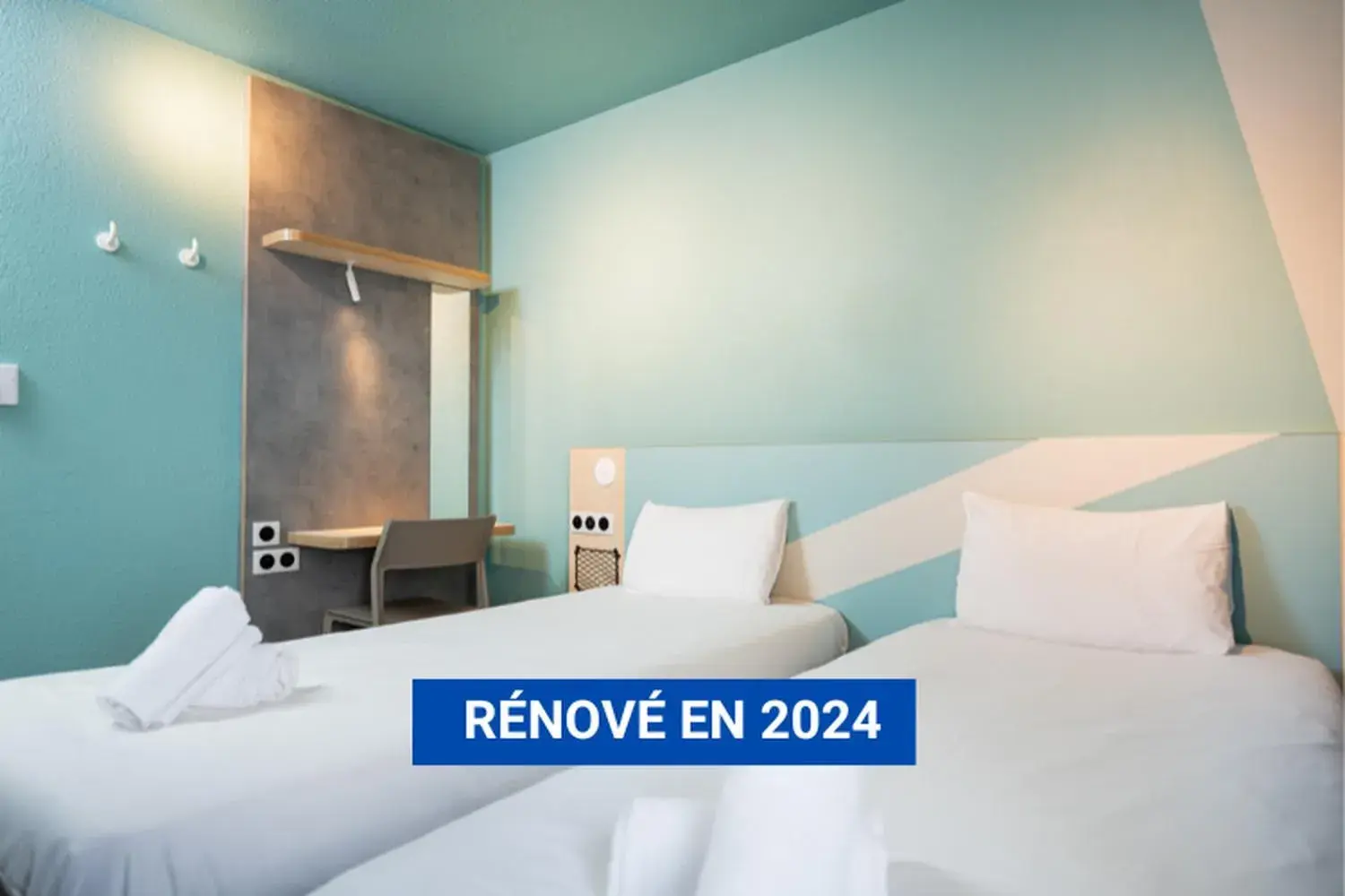 Photo of the whole room, Bed in Ibis Budget Lyon Caluire Cité Internationale Photo of the whole room, Bed in Ibis Budget Lyon Caluire Cité Internationale