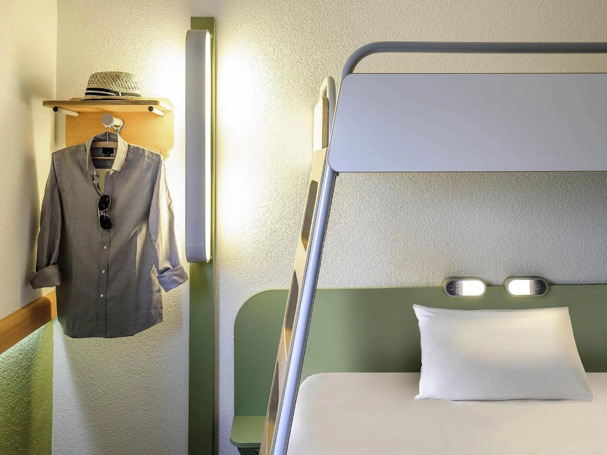 Bedroom, Bed in ibis Budget Courbevoie Paris La Défense