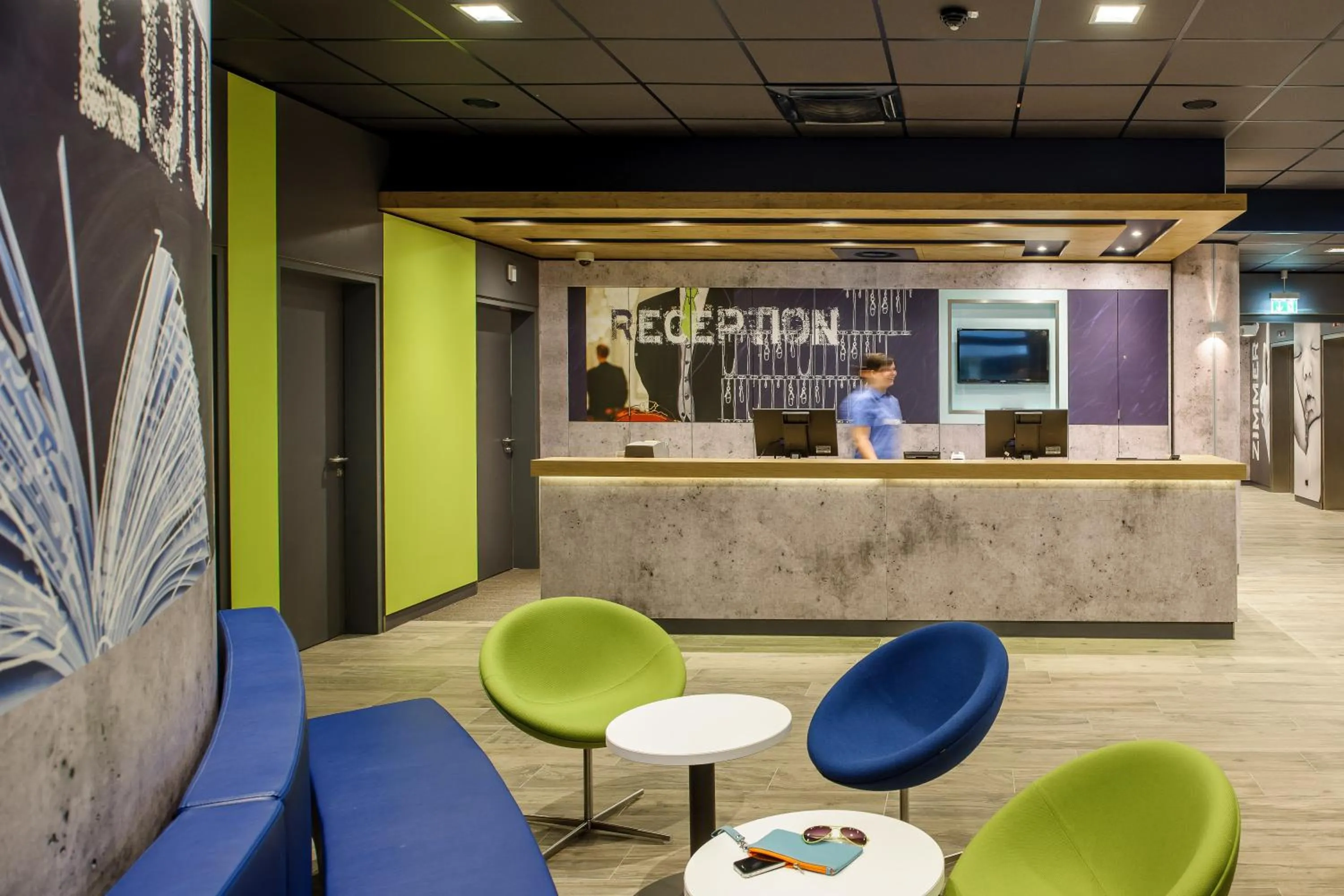 Lobby or reception in Ibis budget Hamburg City Ost