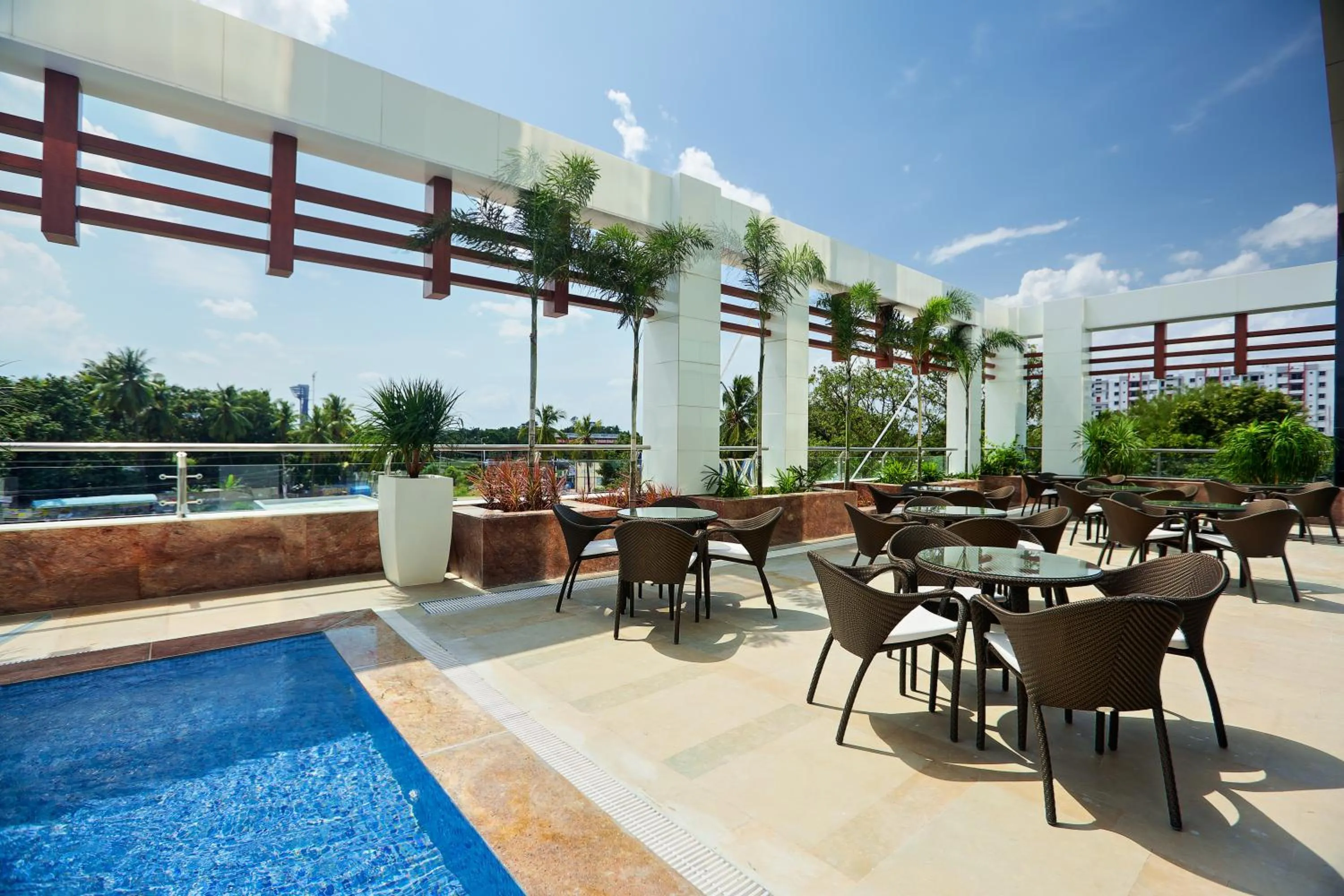 Patio in Novotel Chennai Sipcot