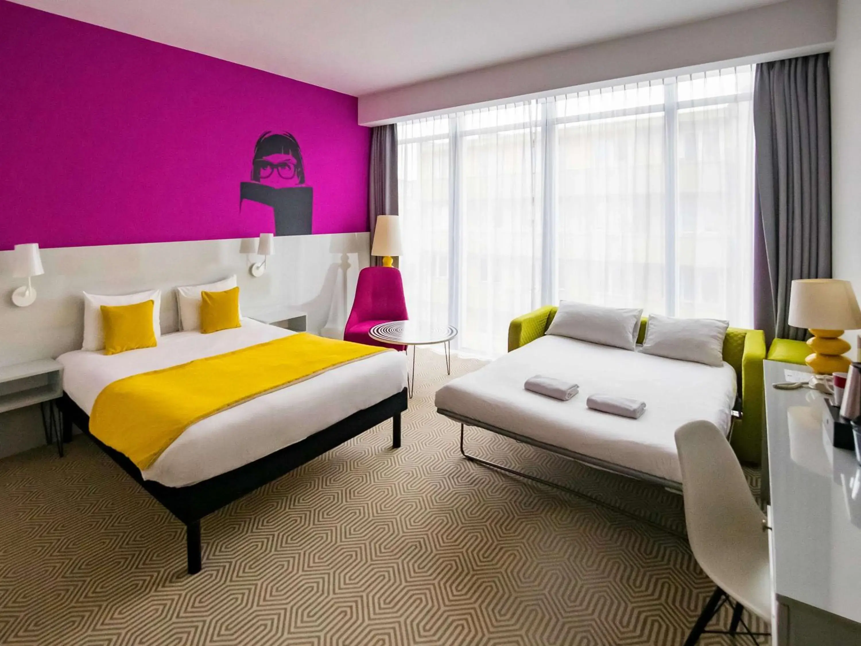 Bedroom, Bed in Ibis Styles Wroclaw Centrum Bedroom, Bed in Ibis Styles Wroclaw Centrum