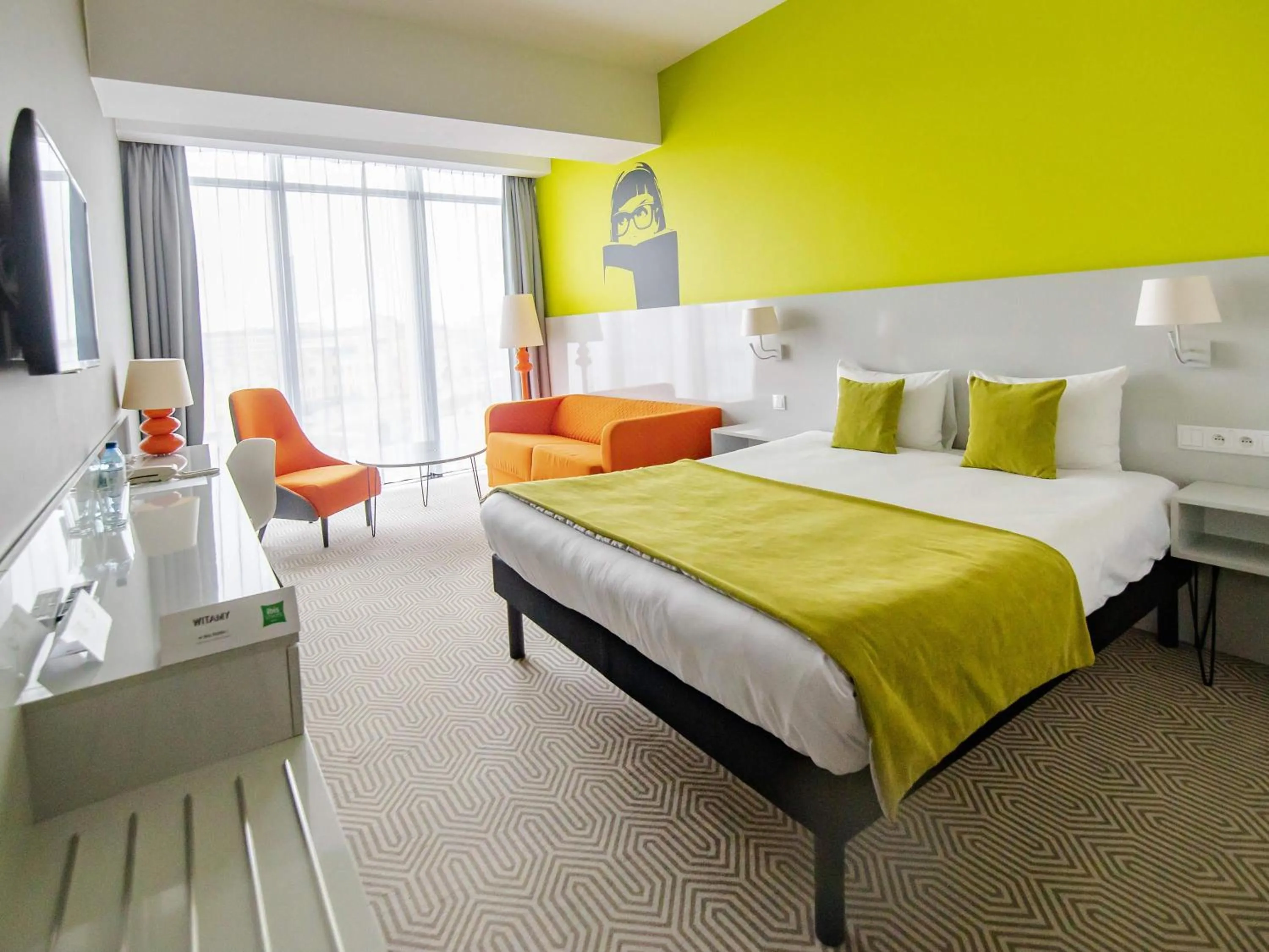 Bedroom, Bed in Ibis Styles Wroclaw Centrum