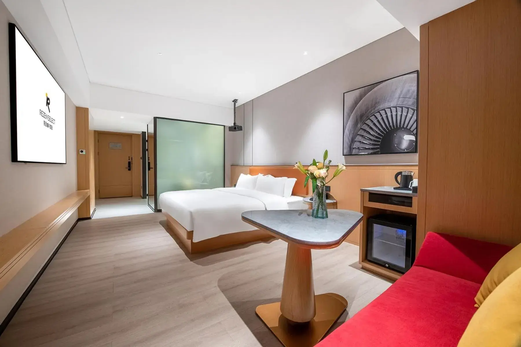 Deluxe Single Room - single occupancy in Rezen Select Hotel guangzhou Baiyun International Airport Deluxe Single Room - single occupancy in Rezen Select Hotel guangzhou Baiyun International Airport