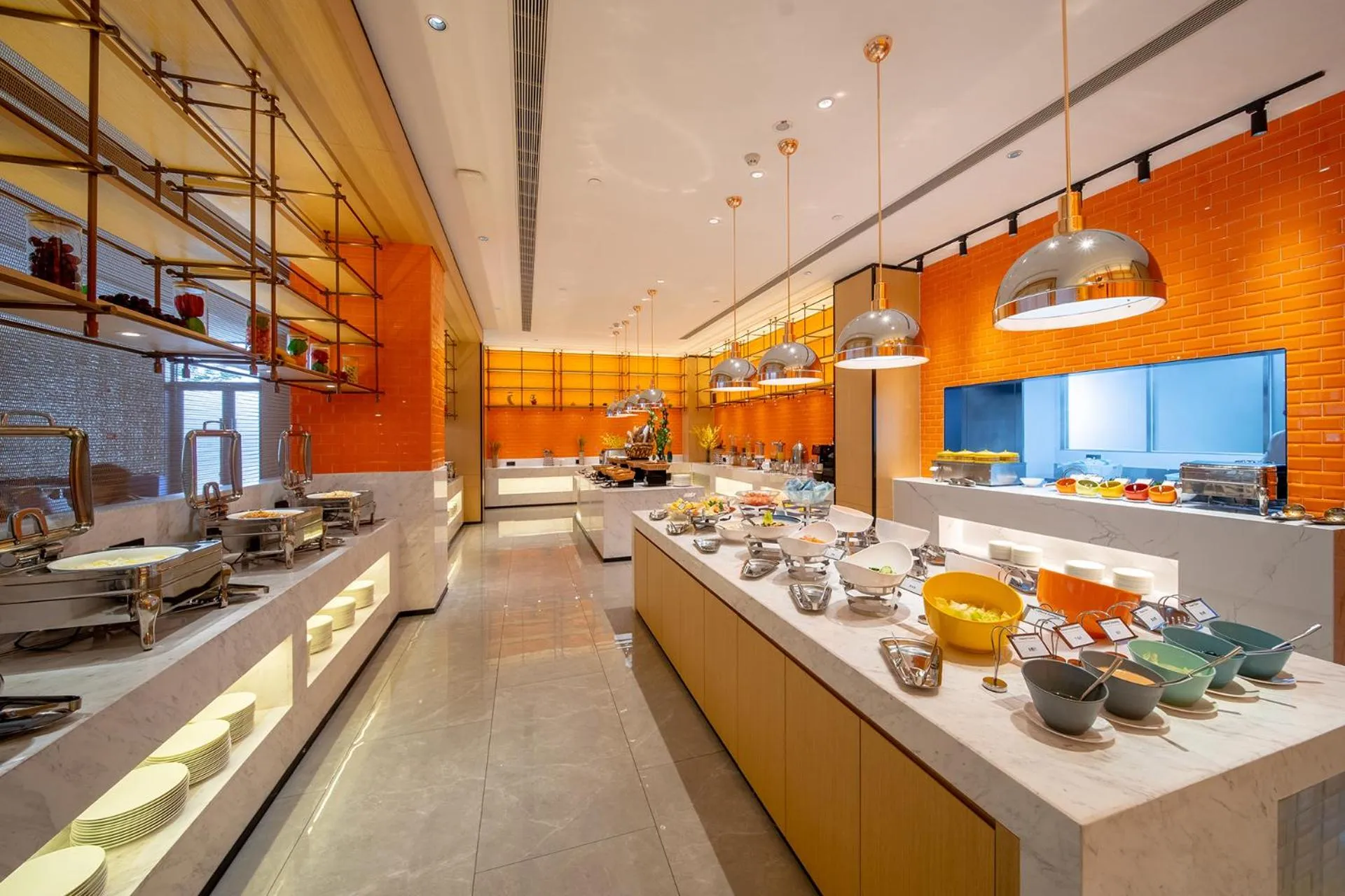Buffet breakfast, Restaurant/Places to Eat in Rezen Select Hotel Guangzhou Baiyun Airport
