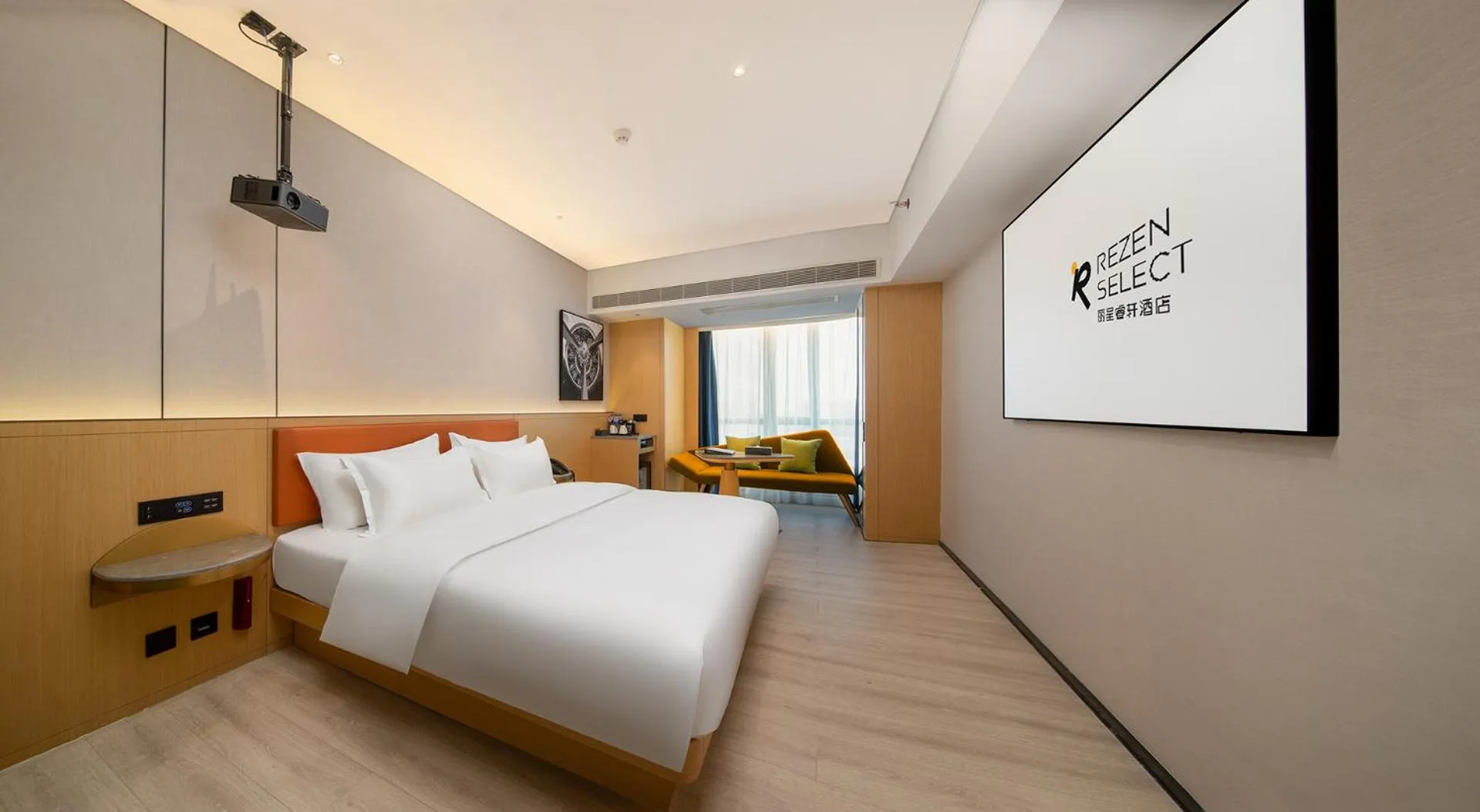 Photo of the whole room, Bed in Rezen Select Hotel Guangzhou Baiyun Airport