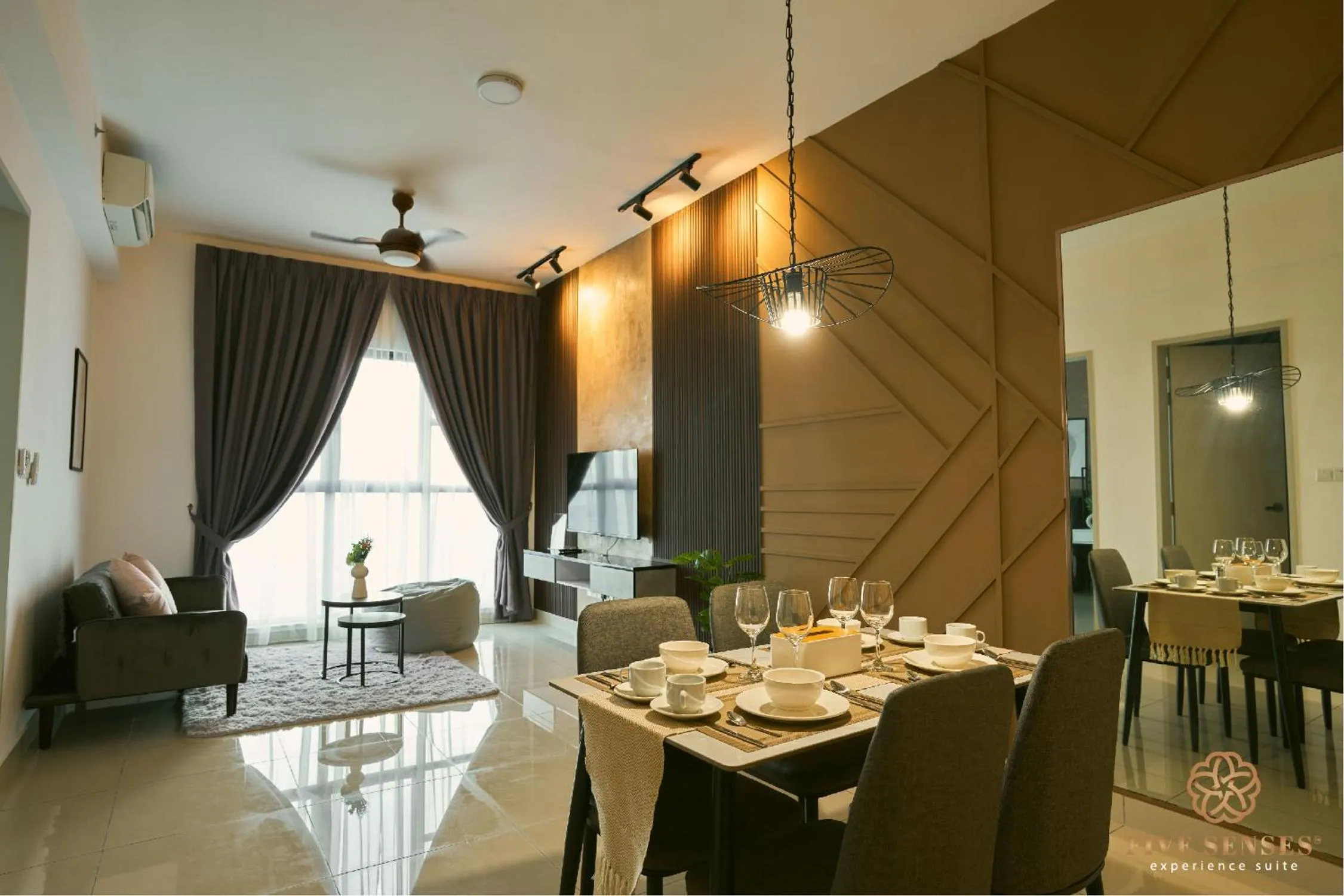 Dining area in Trion Kuala Lumpur by Five Senses