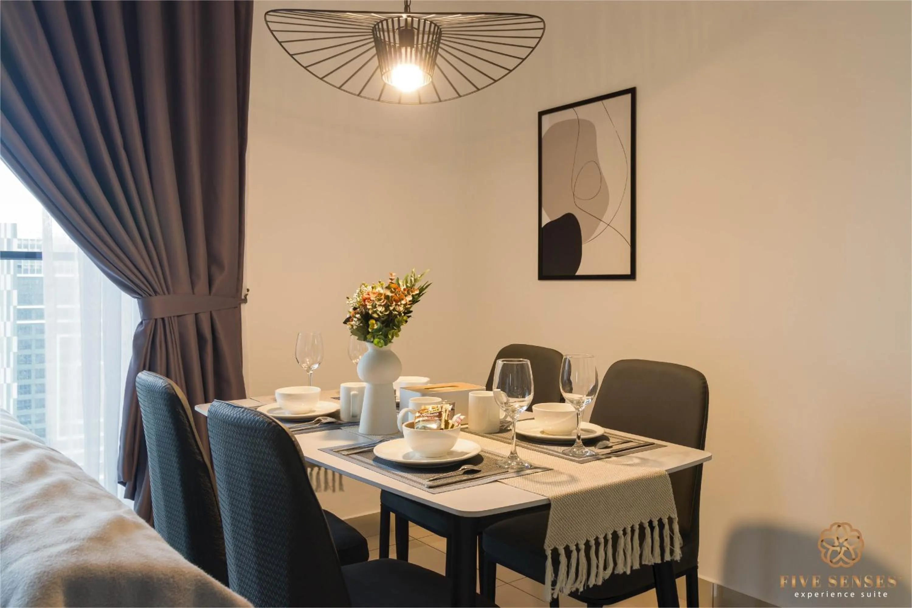 Dining area in Trion Kuala Lumpur by Five Senses