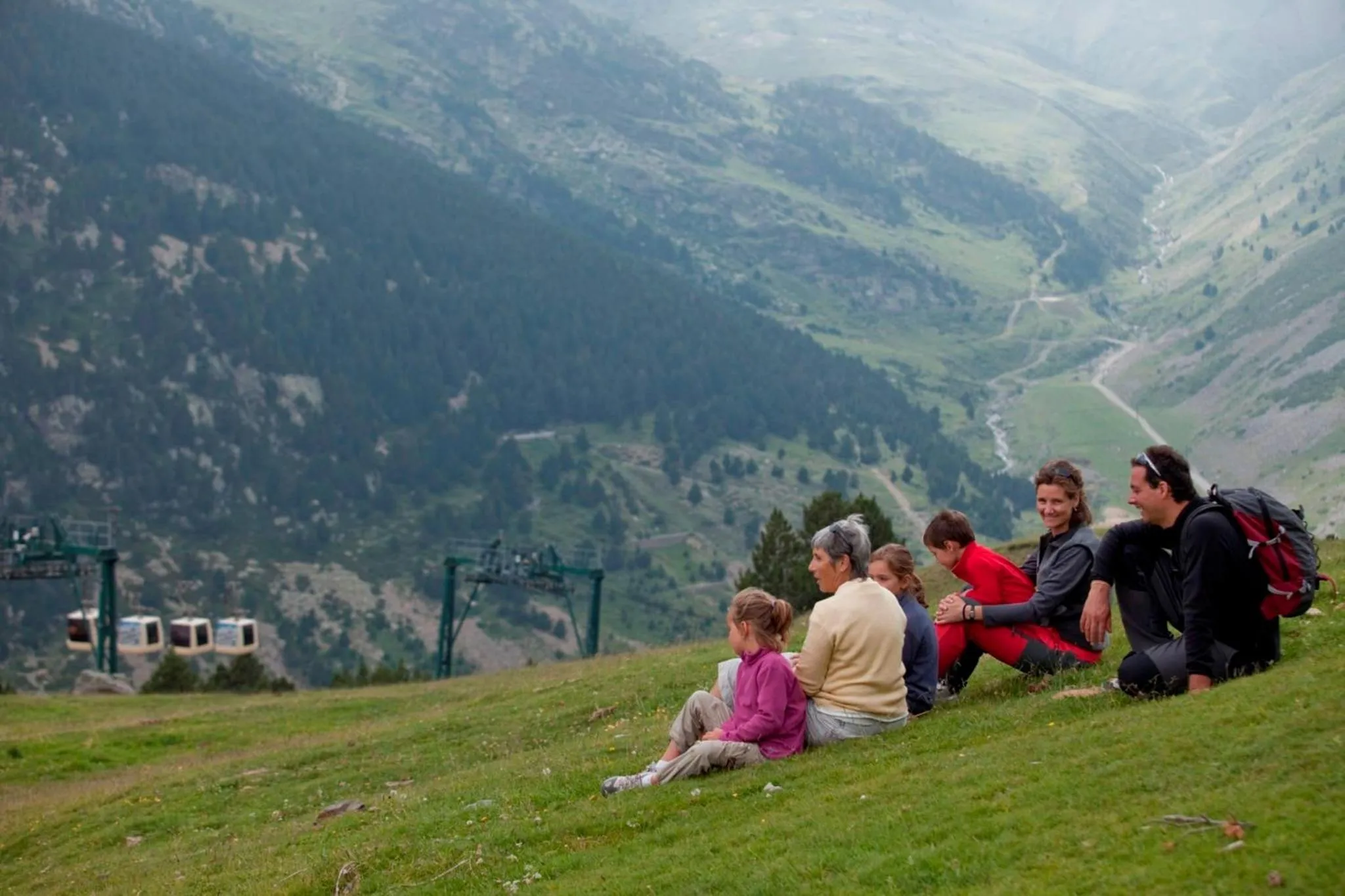 group of guests in Apartaments Vall de Núria