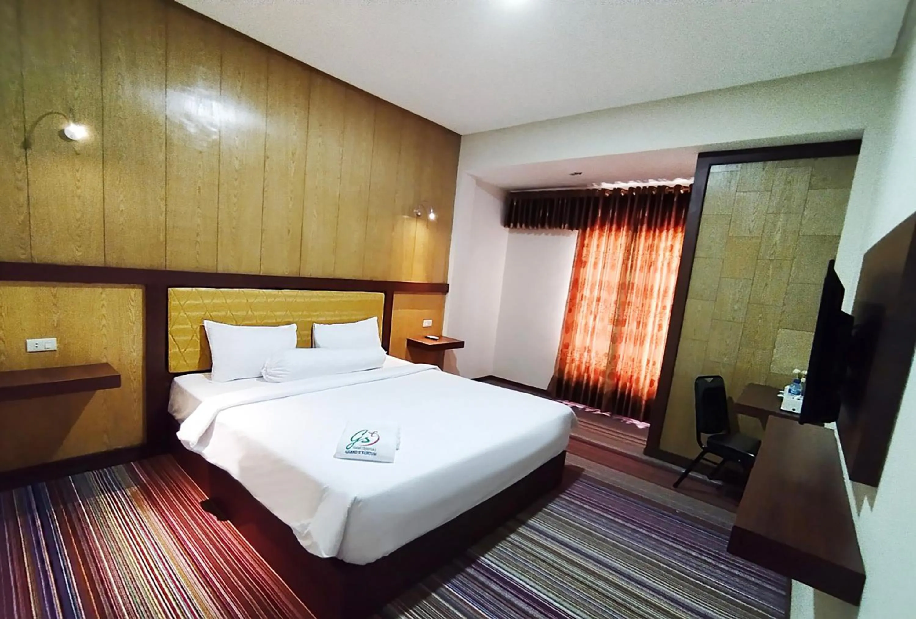Bedroom, Bed in Hotel Syariah GS Lampung Culture, Bandar Lampung