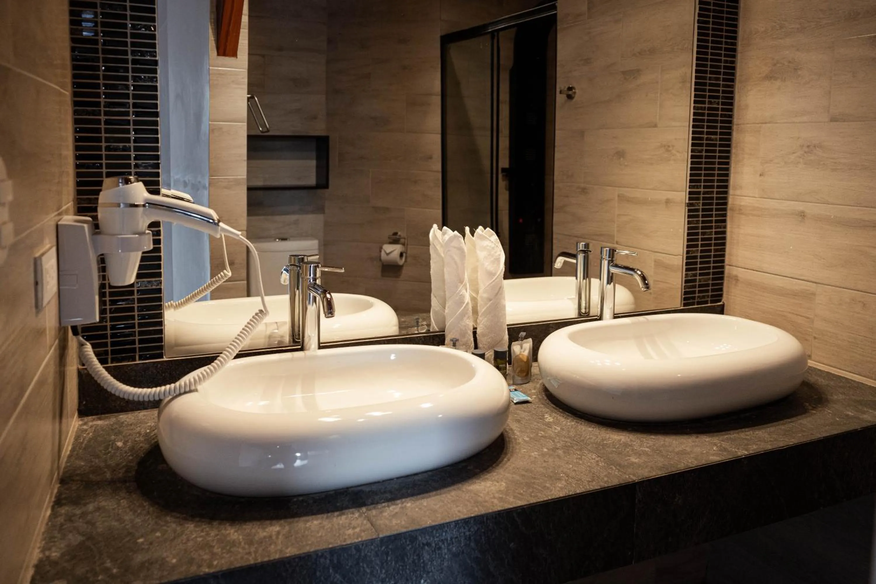 Bathroom in Hotel California Urubamba