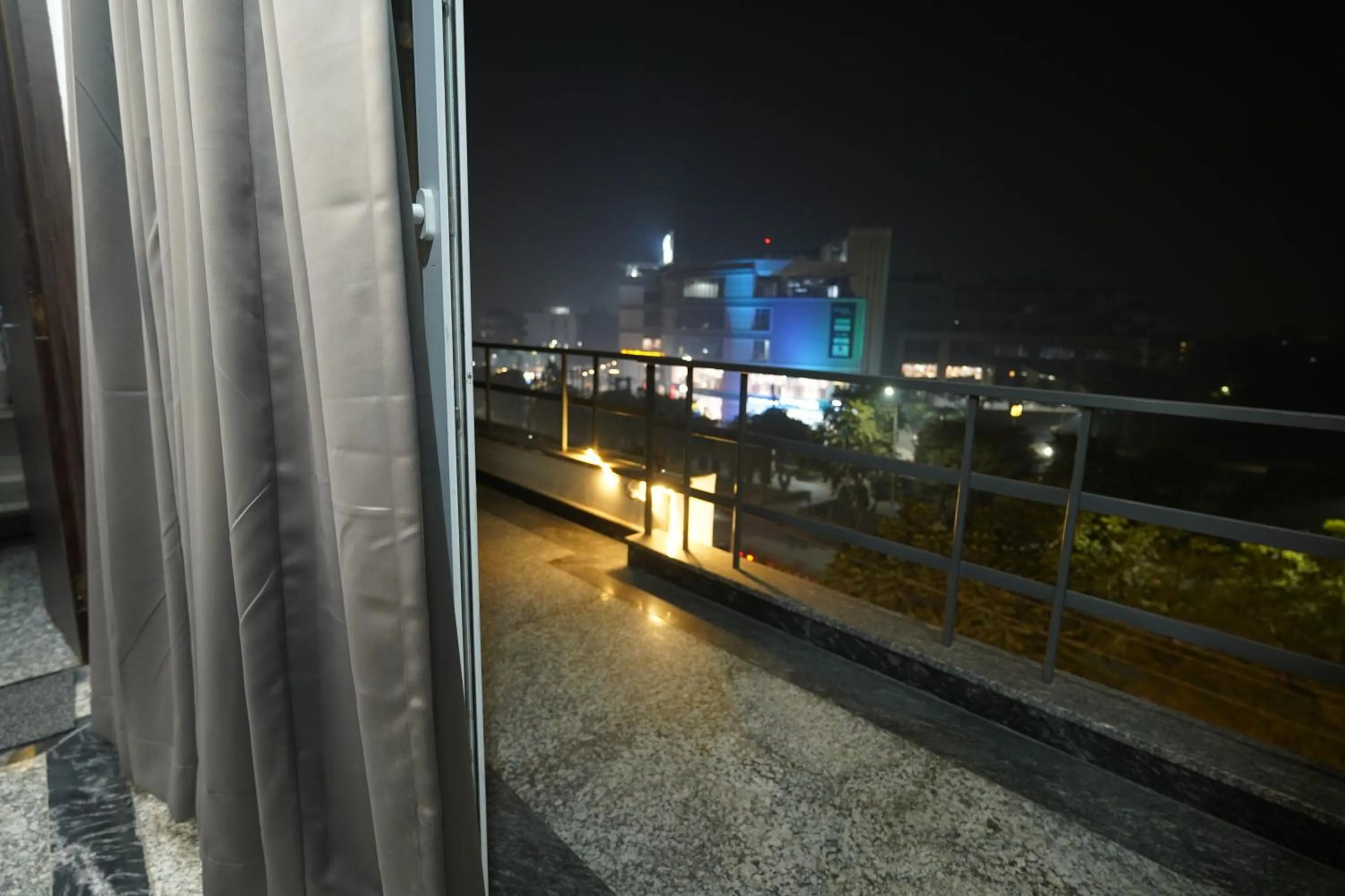 Balcony/Terrace in Posh Garden Inn Artemis Hospital Road Gurgaon