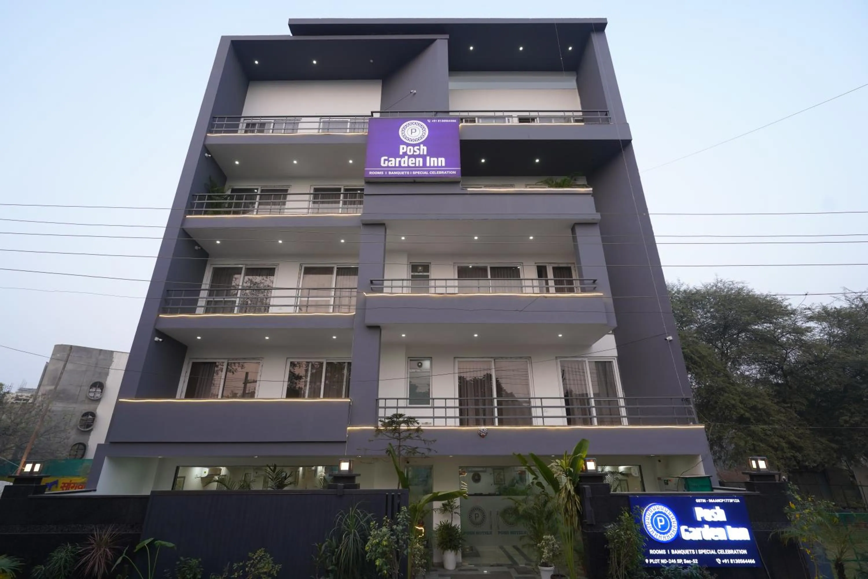 Property logo or sign in Posh Garden Inn Artemis Hospital Road Gurgaon