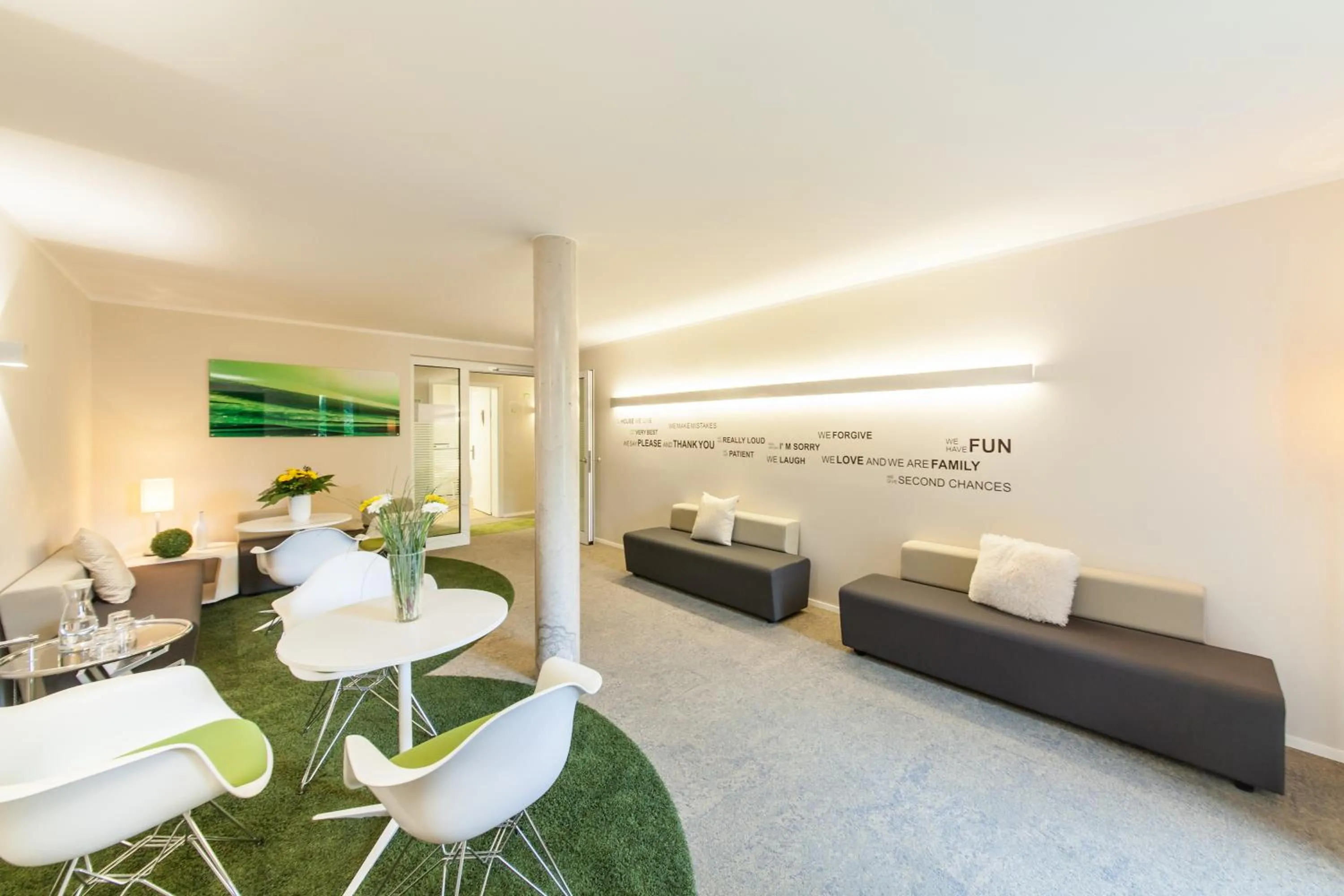 Lobby or reception in acora Fürth Living the City