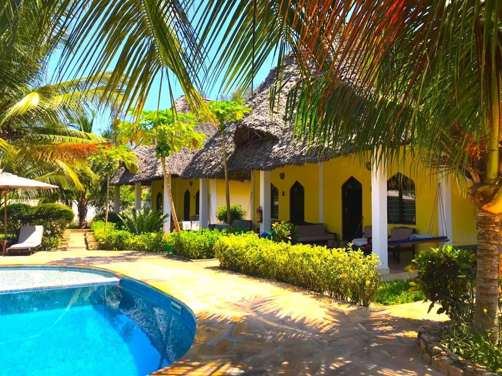 Bird's eye view in Kiwengwa Bungalow Boutique Resort