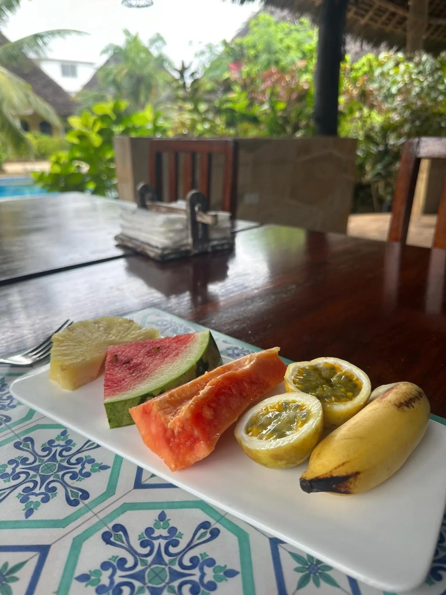 Breakfast in Kiwengwa Bungalow Boutique Resort