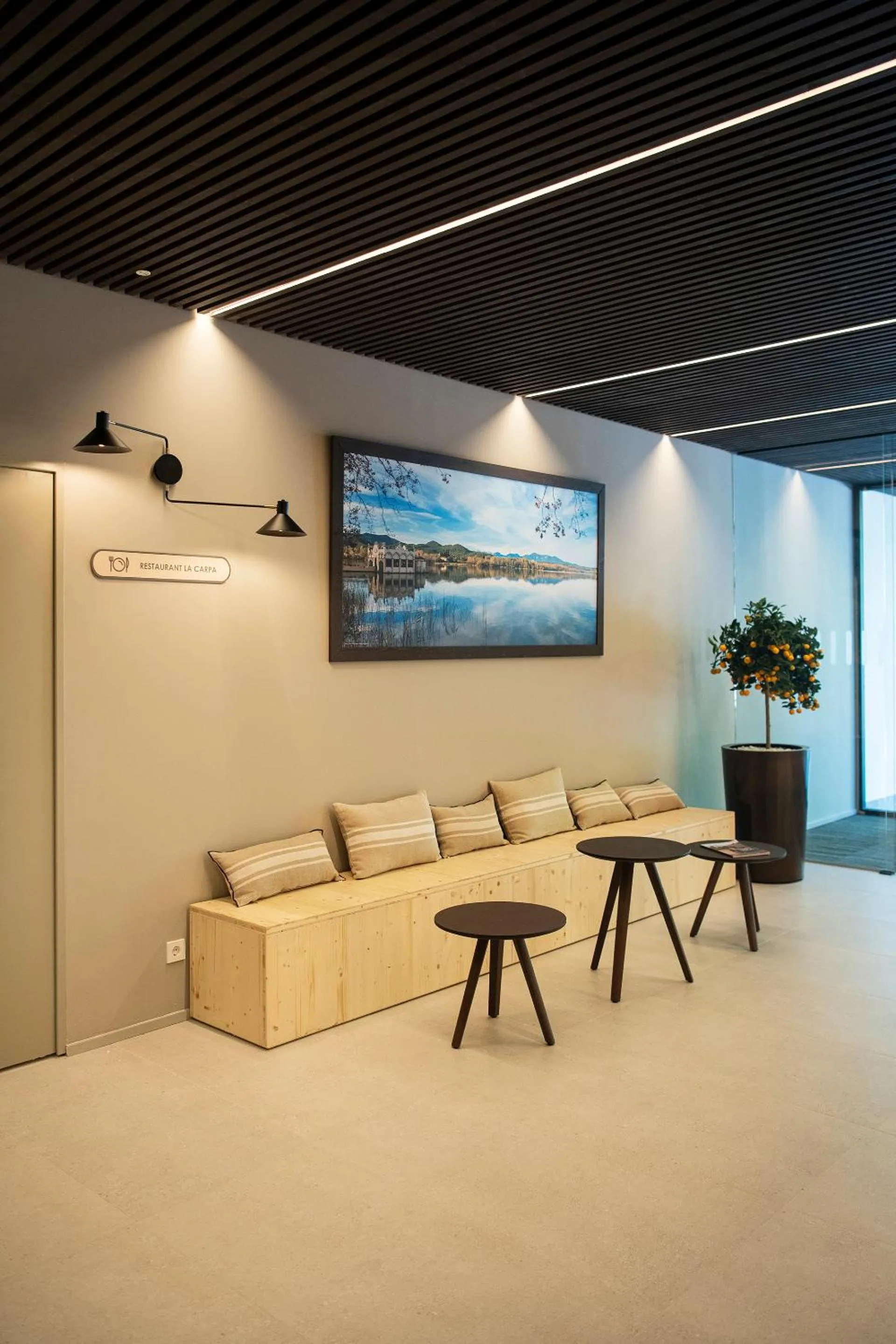 Lobby or reception in APARTAMENTS LA CARPA