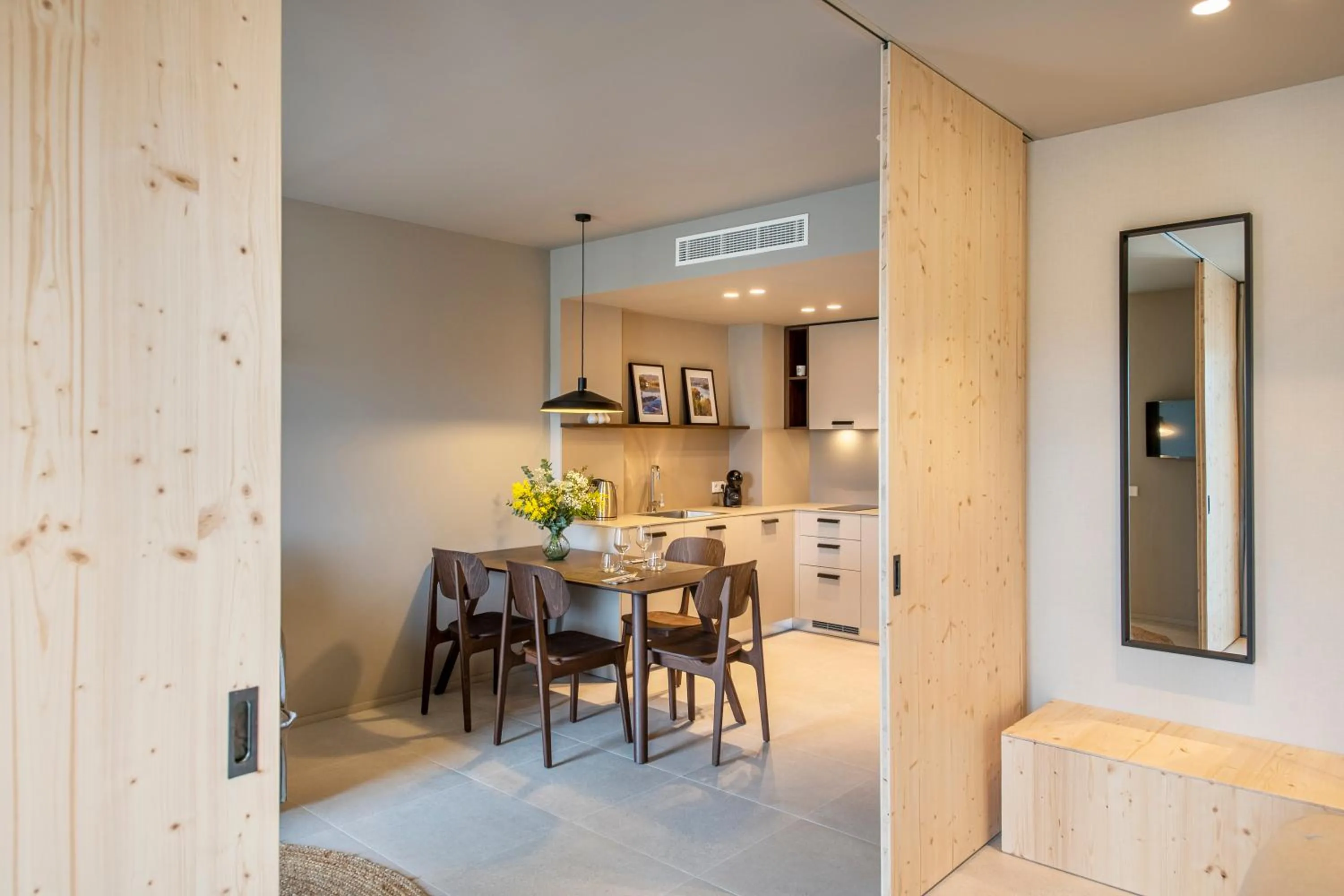 Kitchen or kitchenette in APARTAMENTS LA CARPA