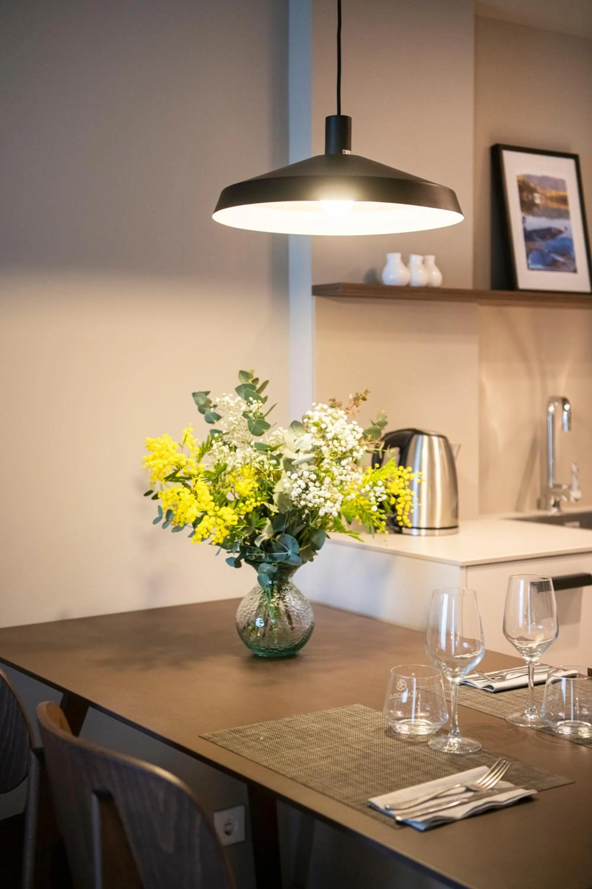Dining area in APARTAMENTS LA CARPA