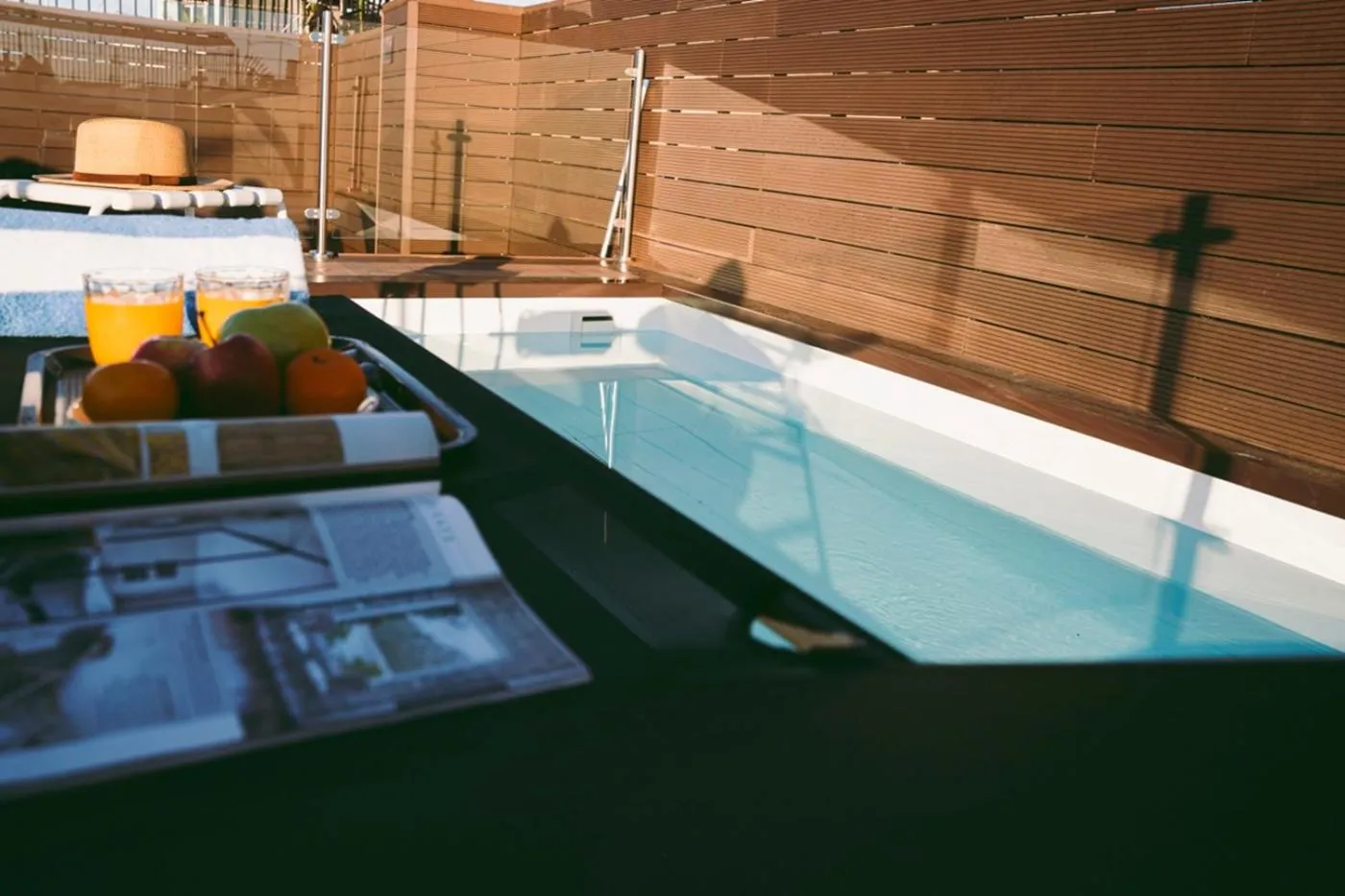 Swimming pool in Hotel Casa Gardenia