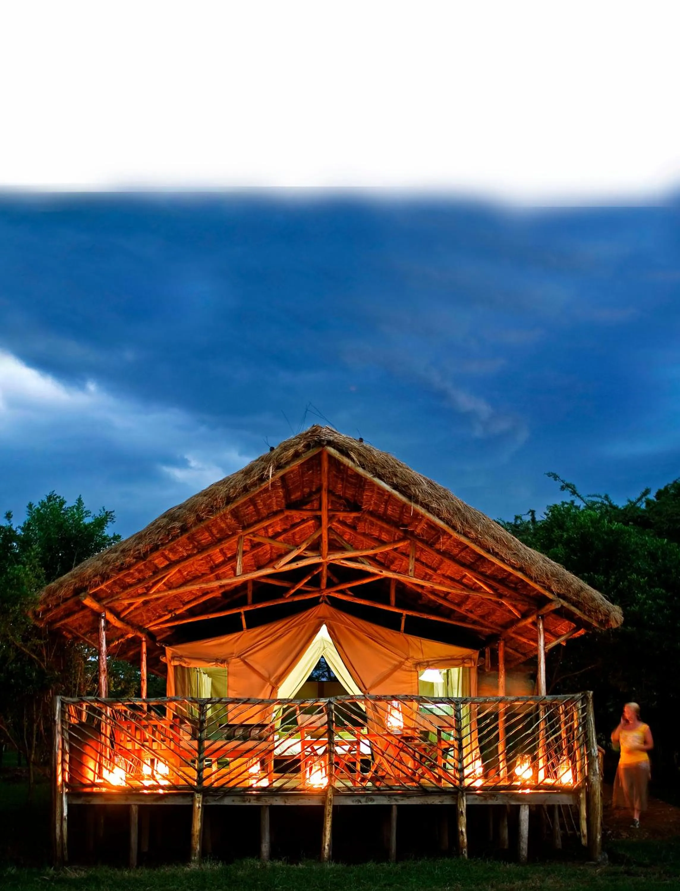 Property building in Karen Blixen Camp Masai Mara
