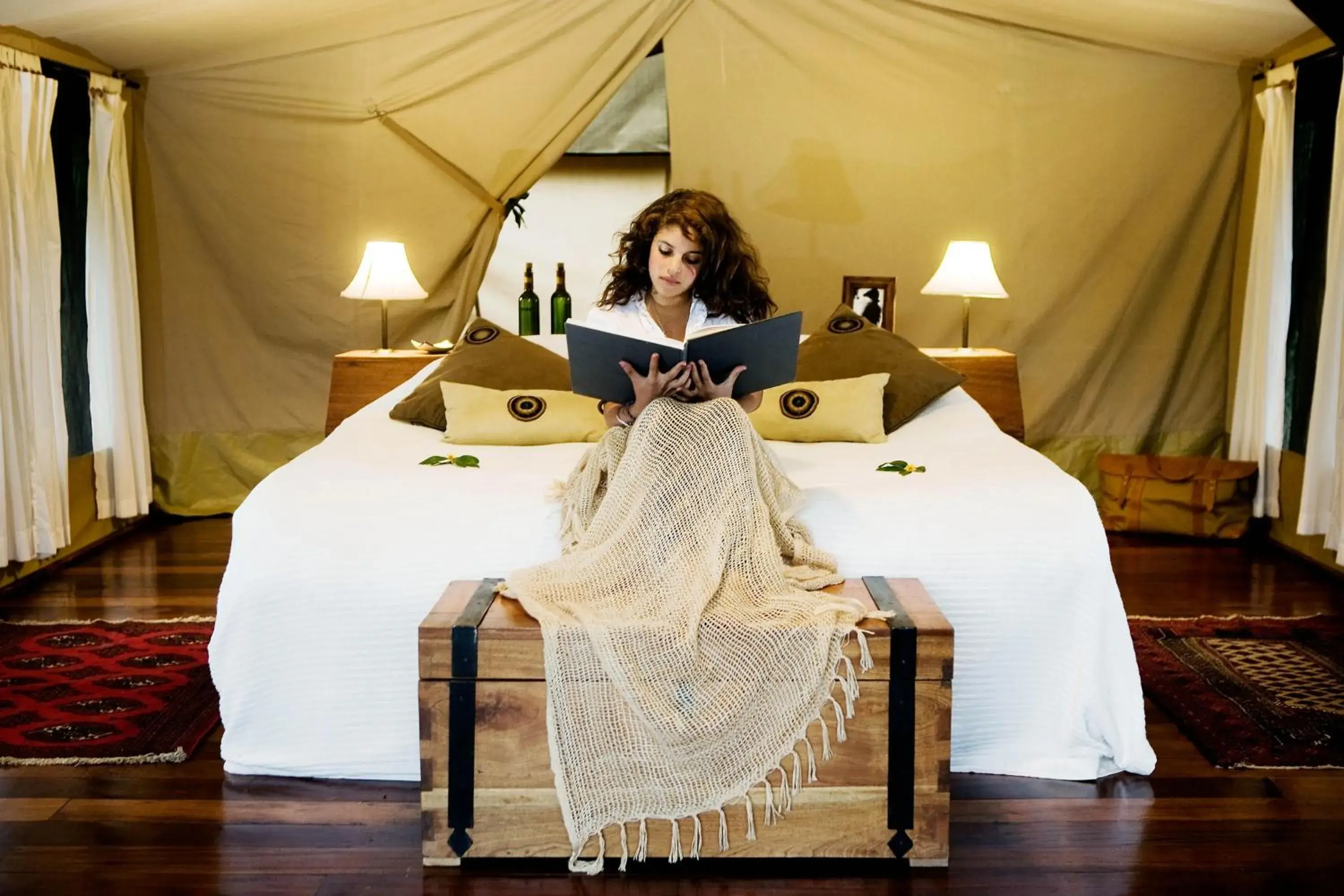 Photo of the whole room, Bed in Karen Blixen Camp Masai Mara Photo of the whole room, Bed in Karen Blixen Camp Masai Mara