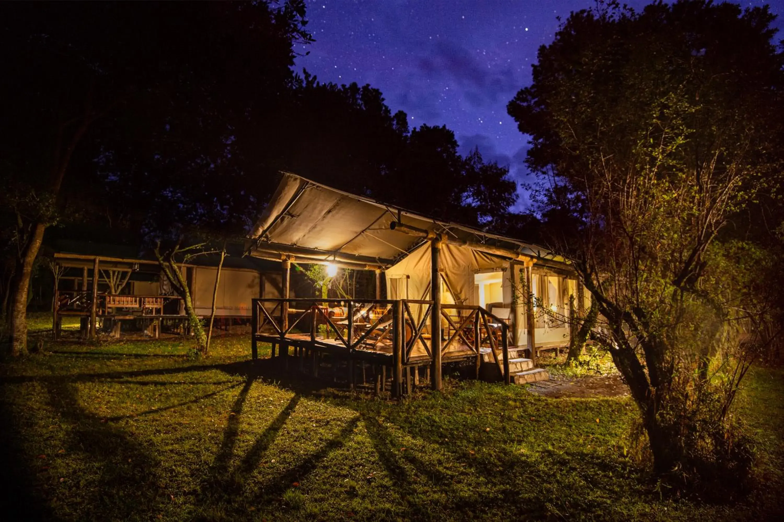 Garden view in Karen Blixen Camp Masai Mara Garden view in Karen Blixen Camp Masai Mara