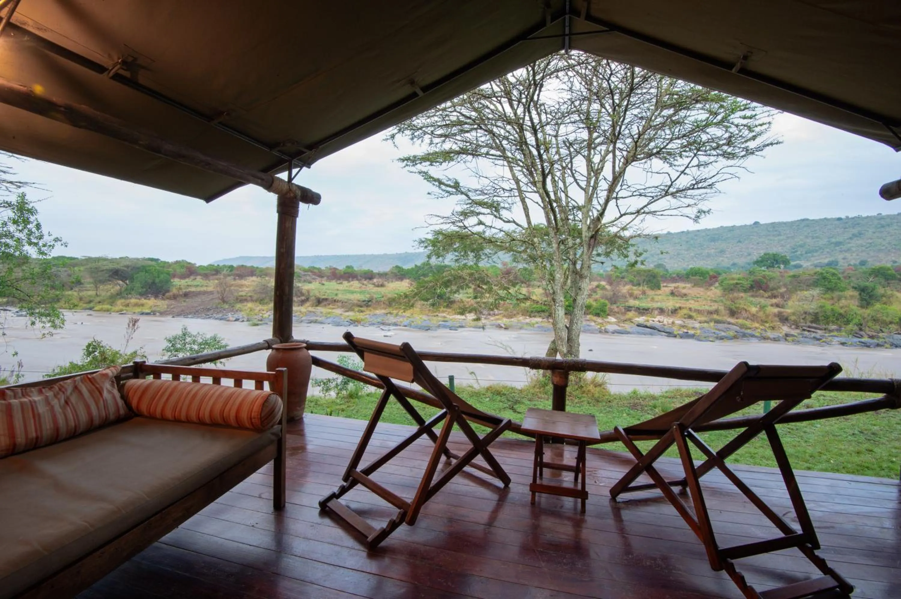 Natural landscape in Karen Blixen Camp Masai Mara