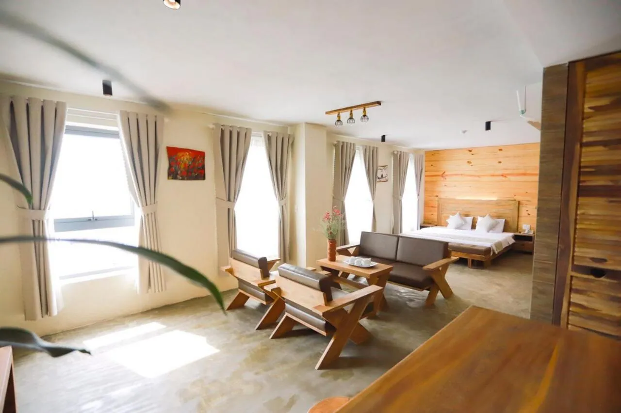 Bedroom in Rustic Hotel Quy Nhon Powered by ASTON