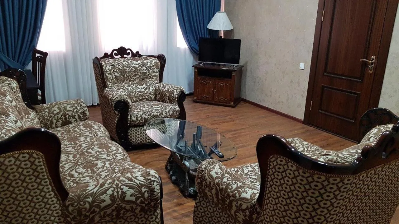 Seating area in Rangrez hotel