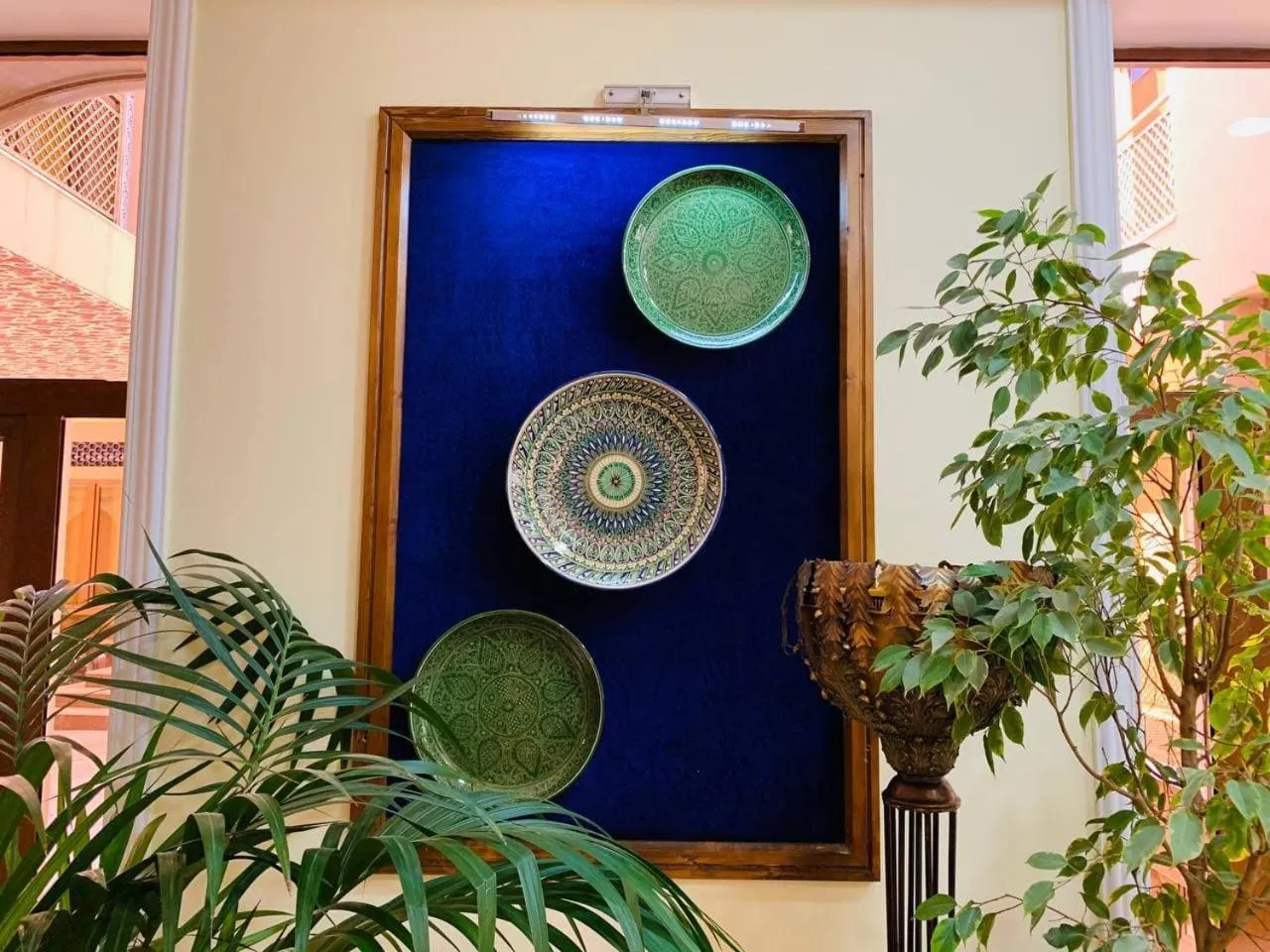 Decorative detail in Rangrez hotel