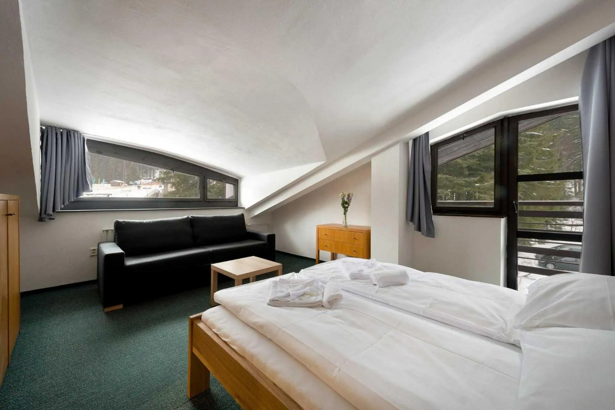 Bed in Hotel Bohemia