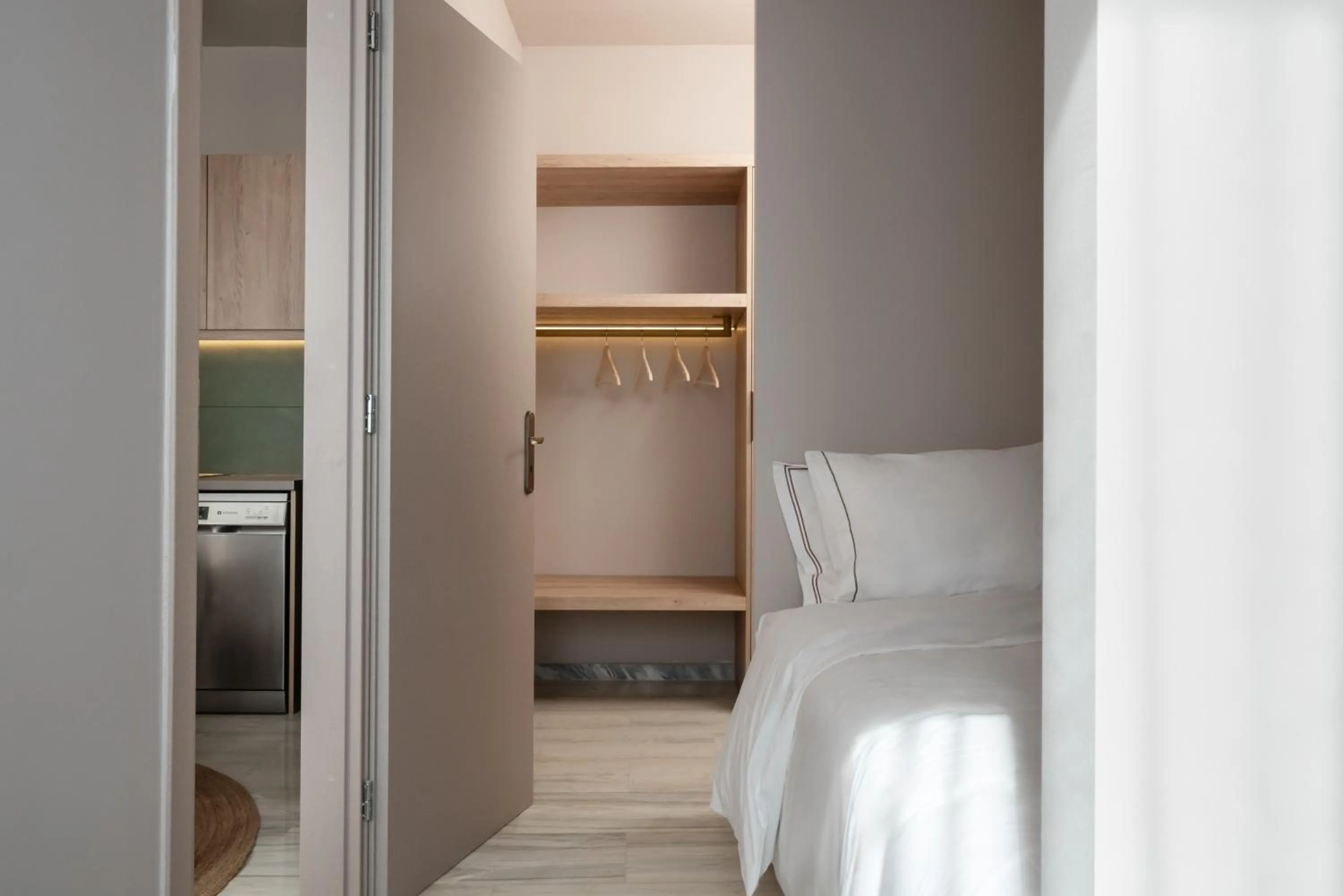 Bed in Num Suites & Lofts Athens