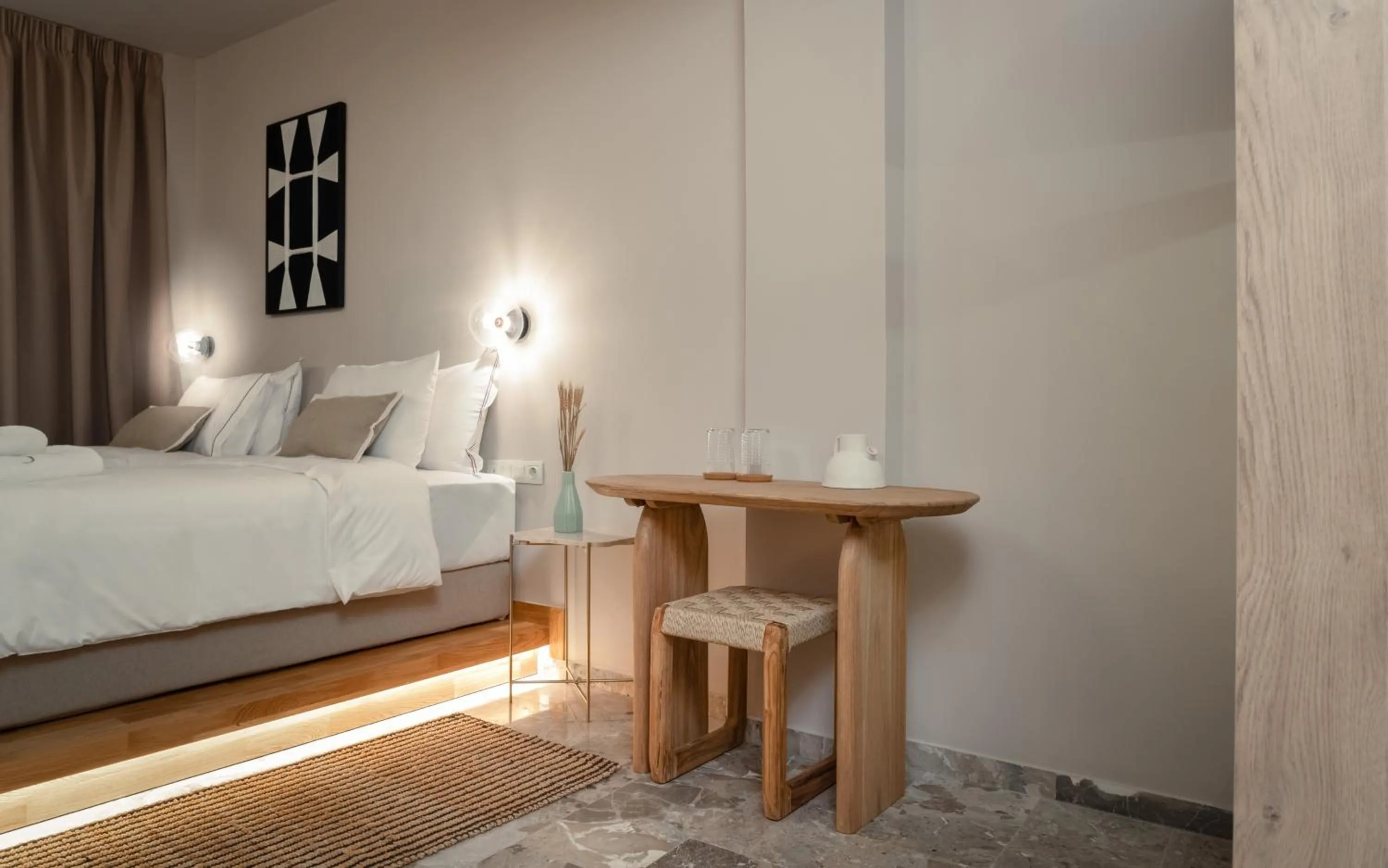 Bed in Num Suites & Lofts Athens