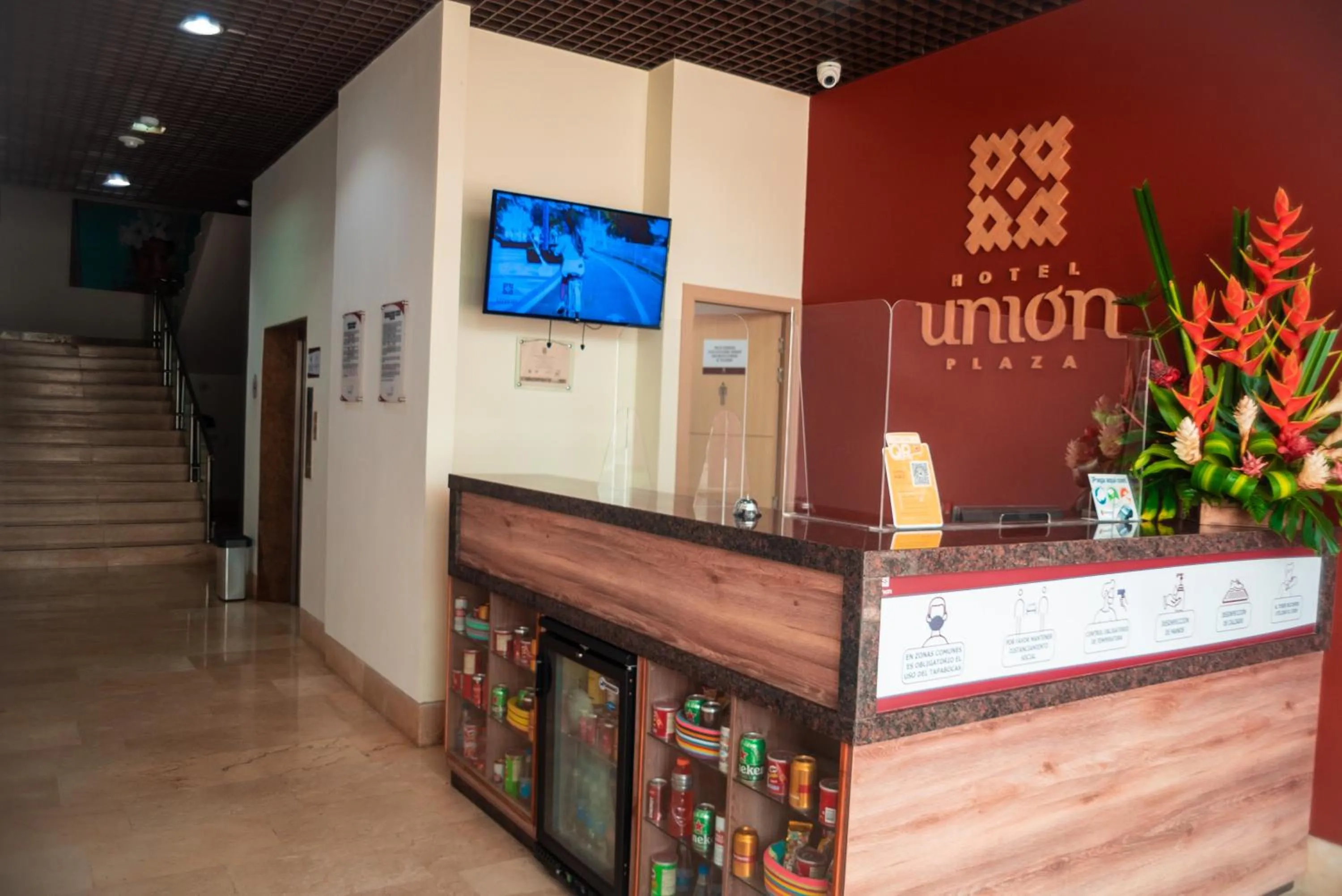 Staff in Hotel Unión Plaza