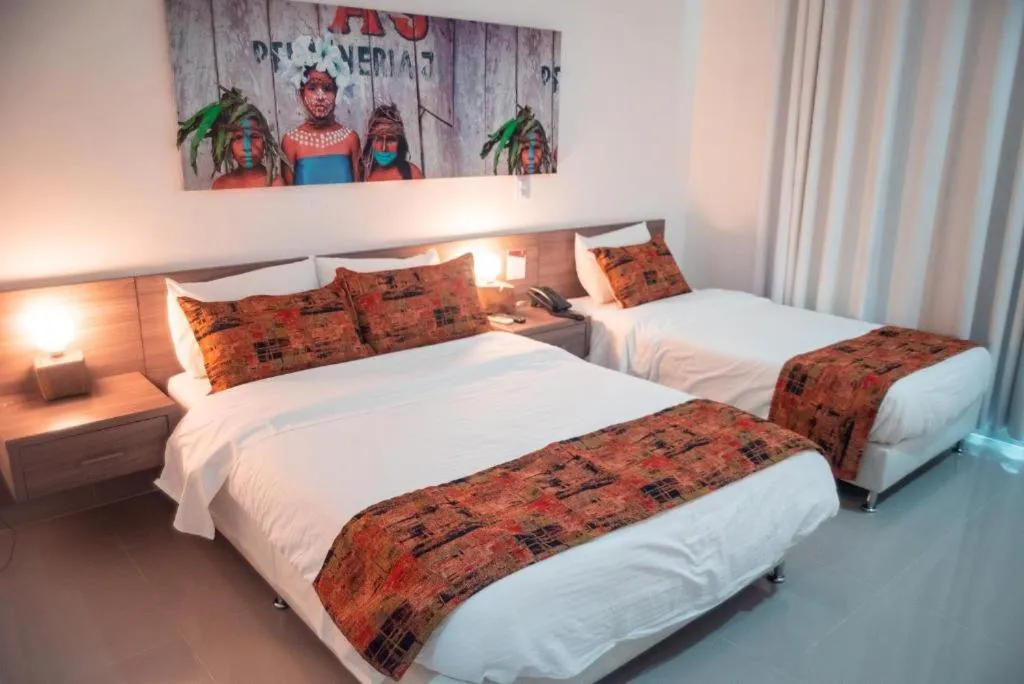 Bed in Hotel Unión Plaza