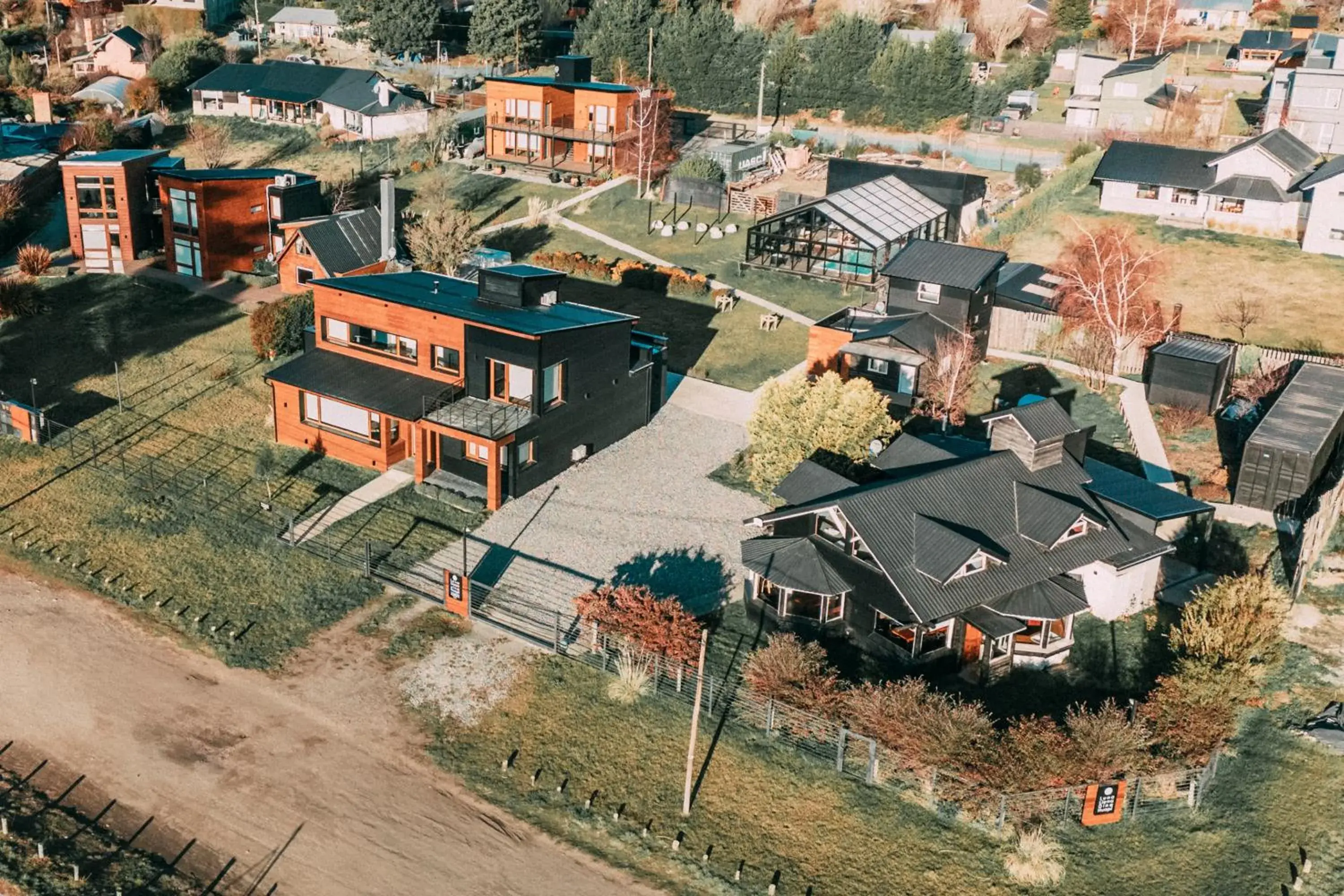 Bird's eye view in Luna Llena Dina Huapi Bird's eye view in Luna Llena Dina Huapi