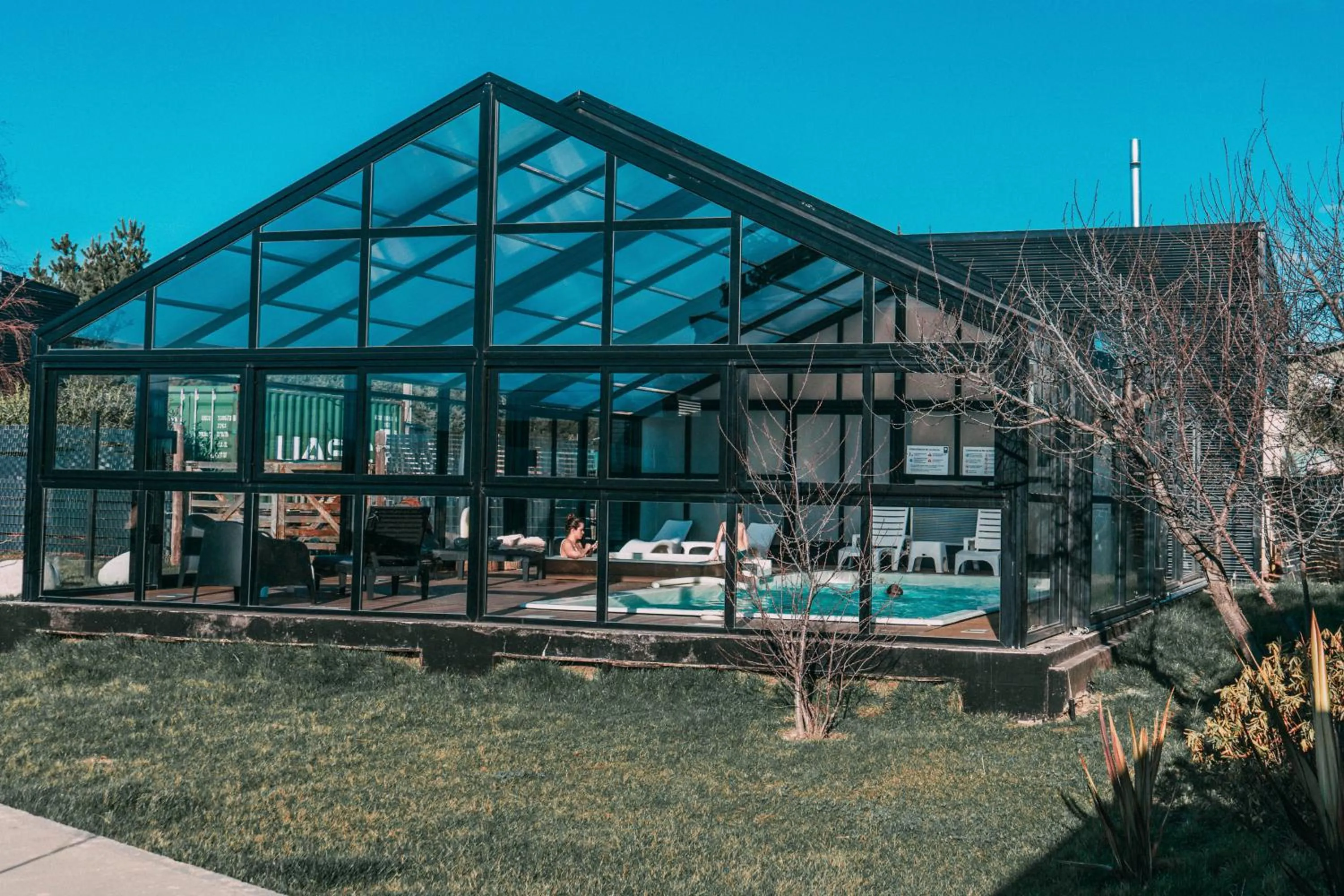 Swimming pool in Luna Llena Dina Huapi