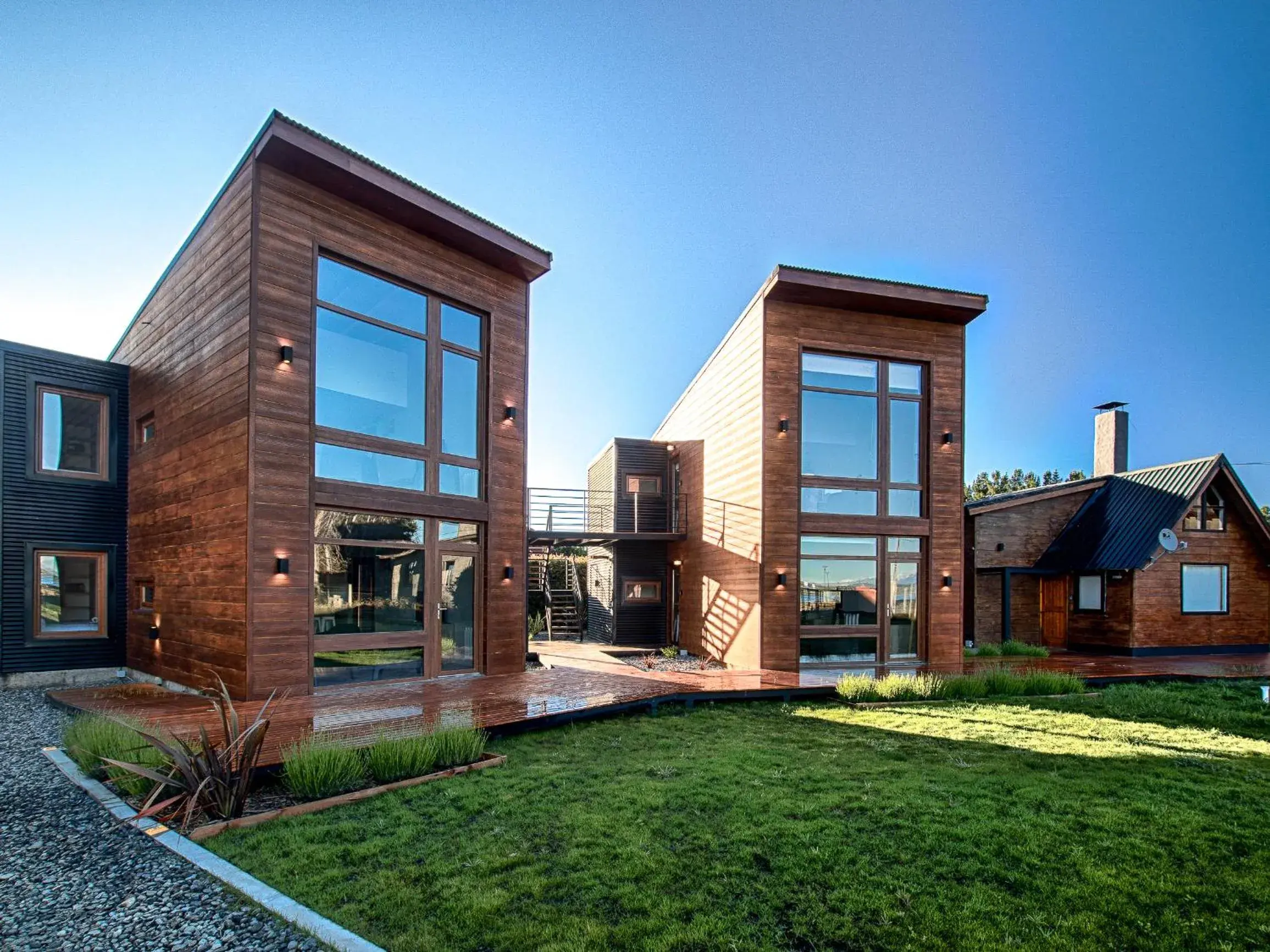 Facade/entrance in Luna Llena Dina Huapi Facade/entrance in Luna Llena Dina Huapi