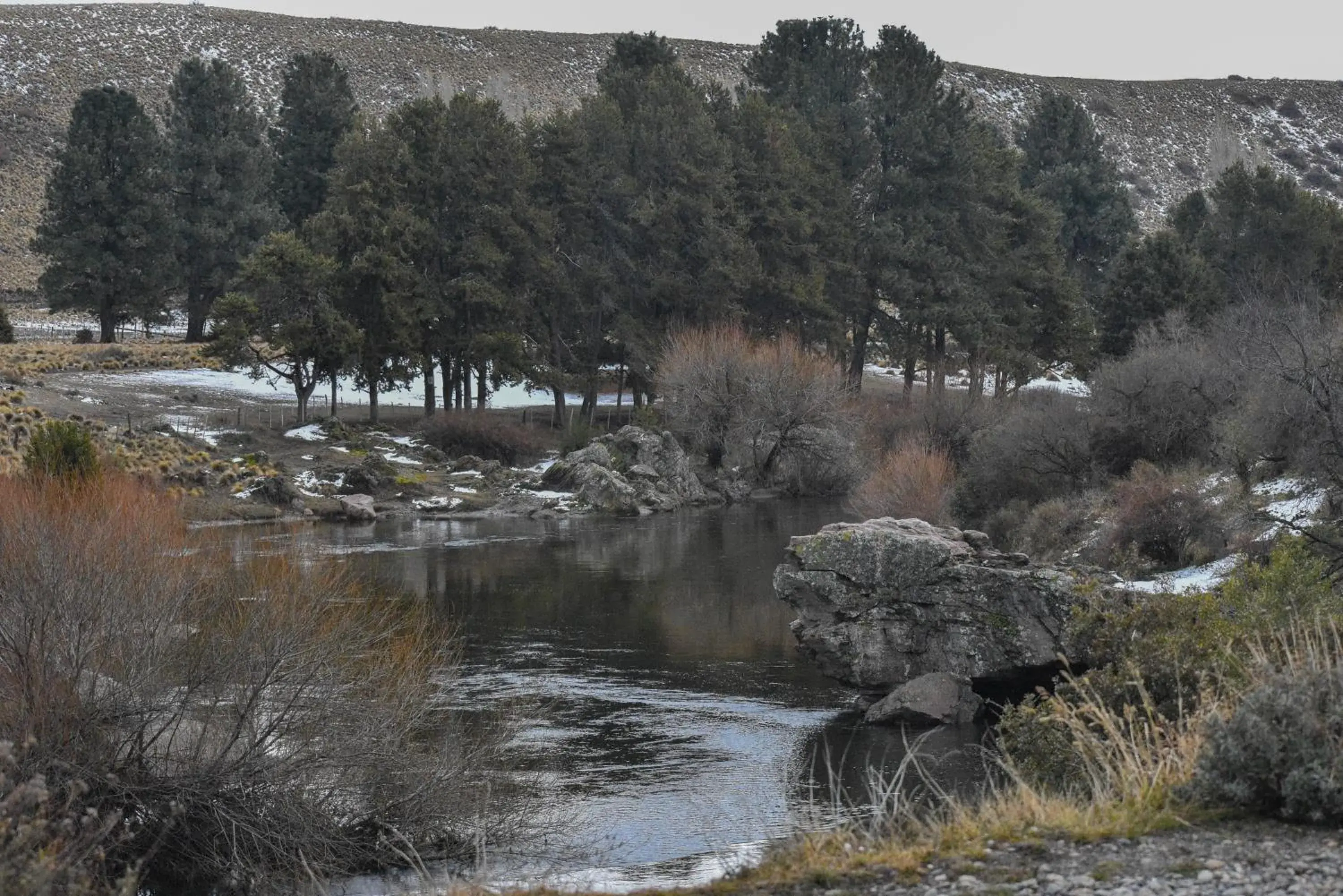 Lake view in Luna Llena Dina Huapi Lake view in Luna Llena Dina Huapi