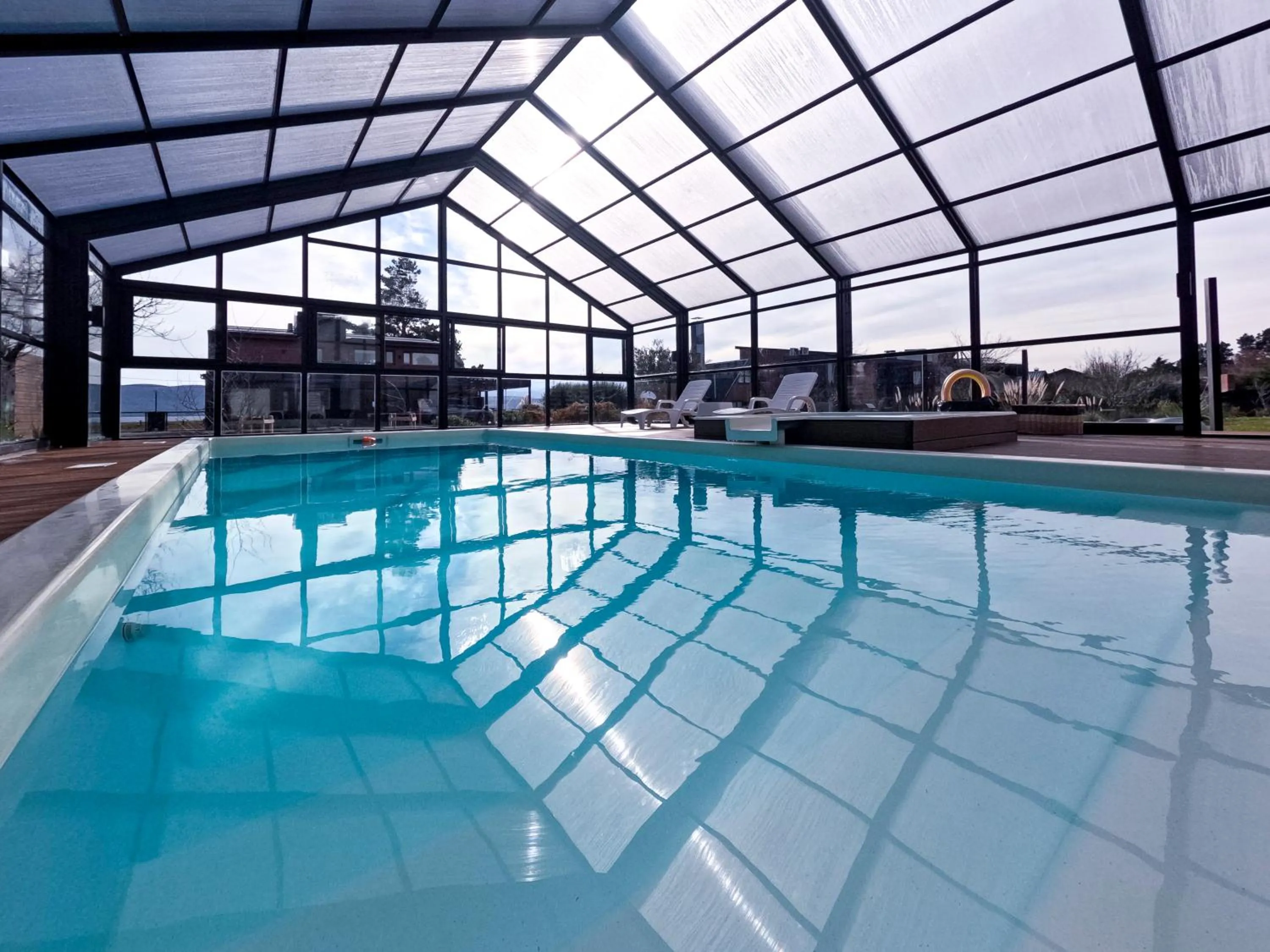 Swimming pool in Luna Llena Dina Huapi