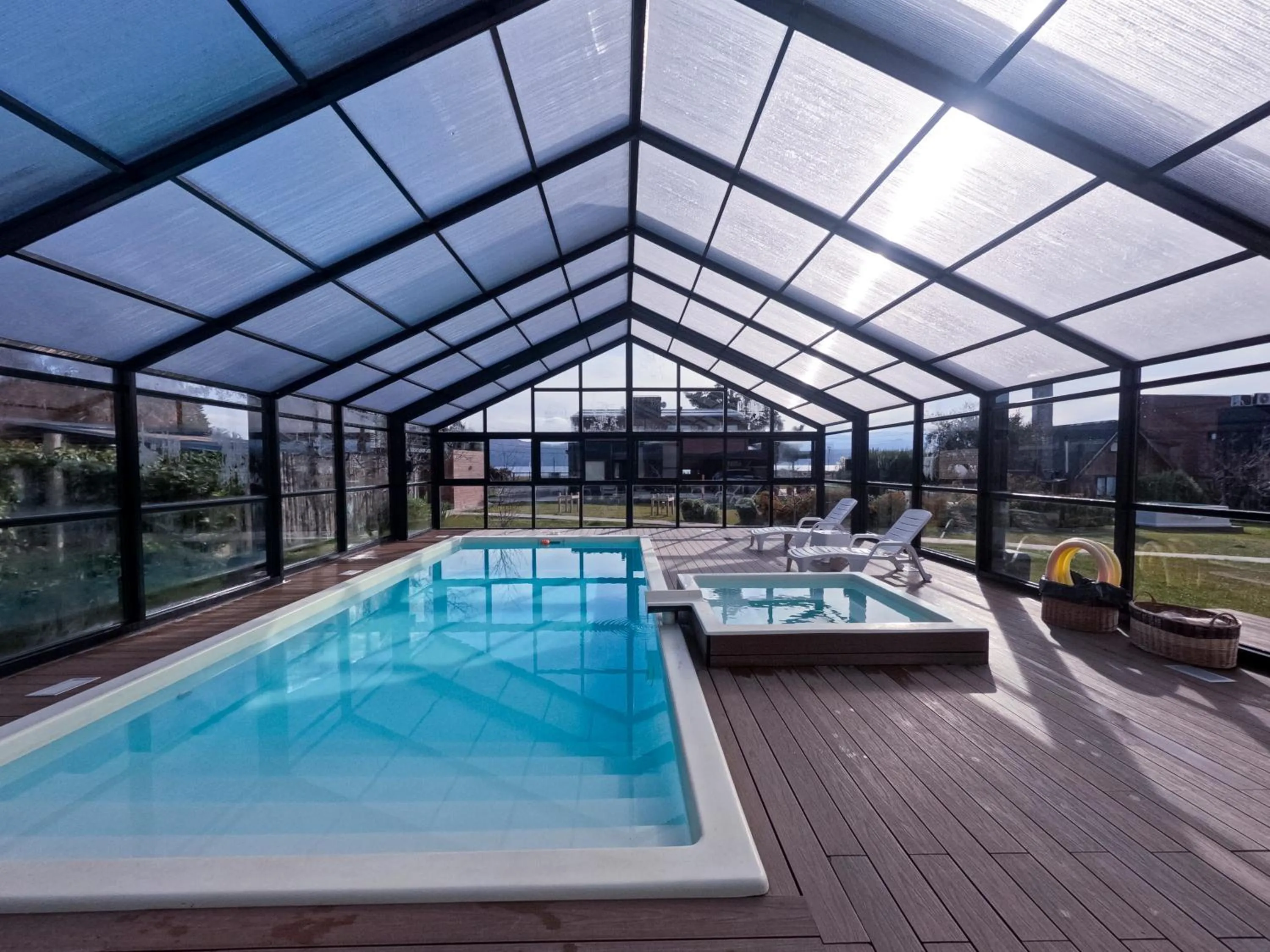 Swimming pool in Luna Llena Dina Huapi