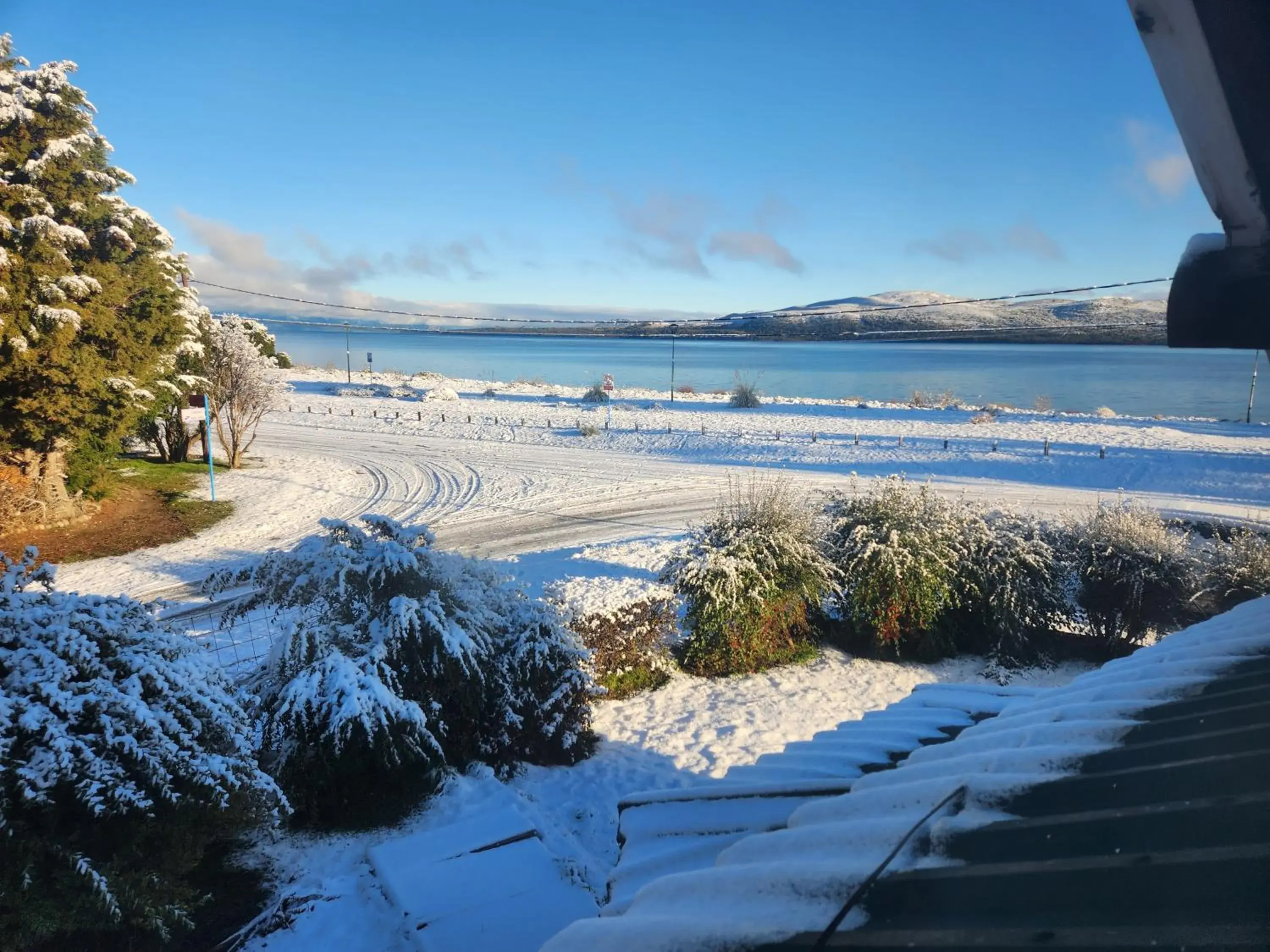 Lake view in Luna Llena Dina Huapi Lake view in Luna Llena Dina Huapi