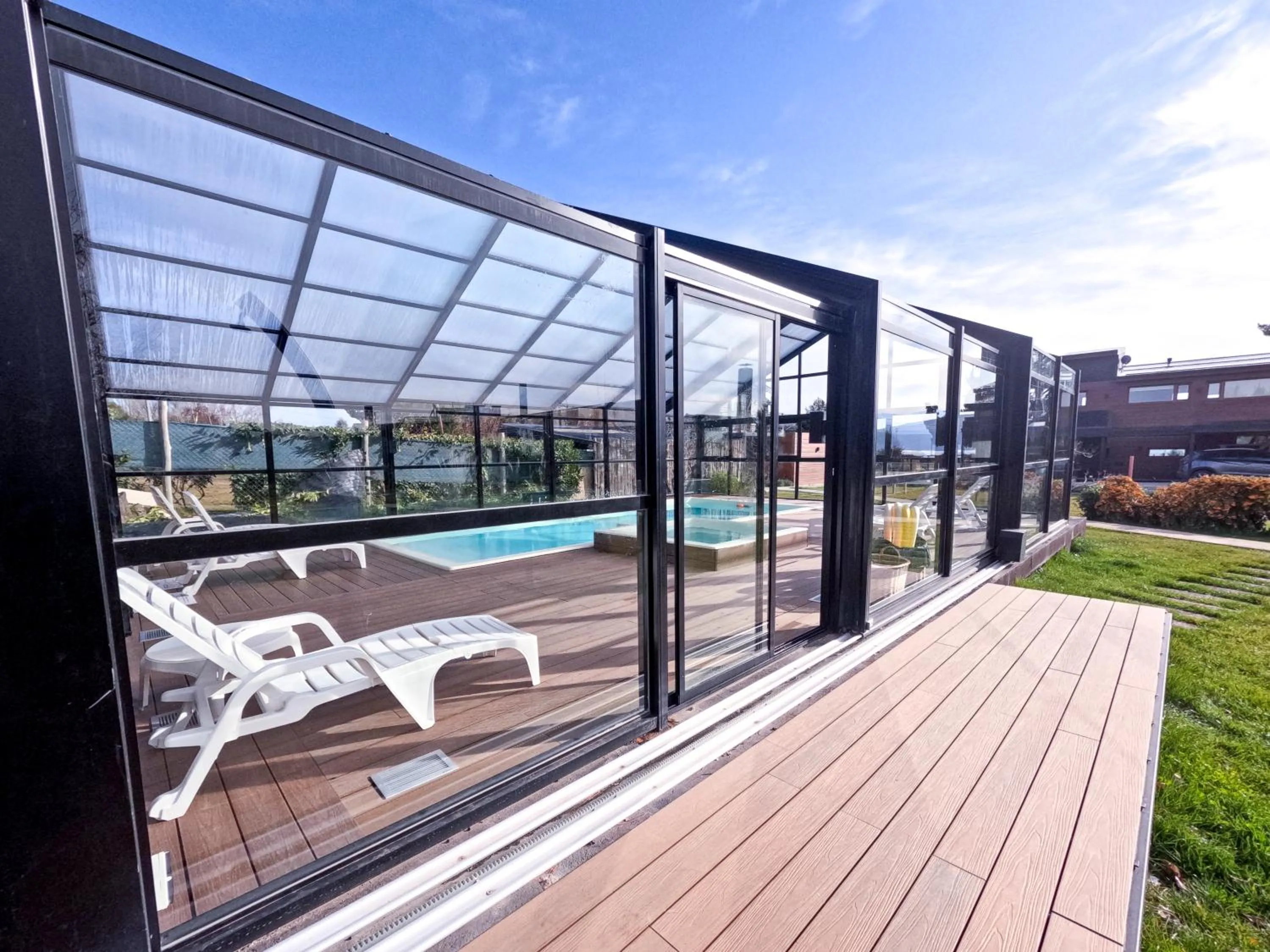 Swimming pool in Luna Llena Dina Huapi