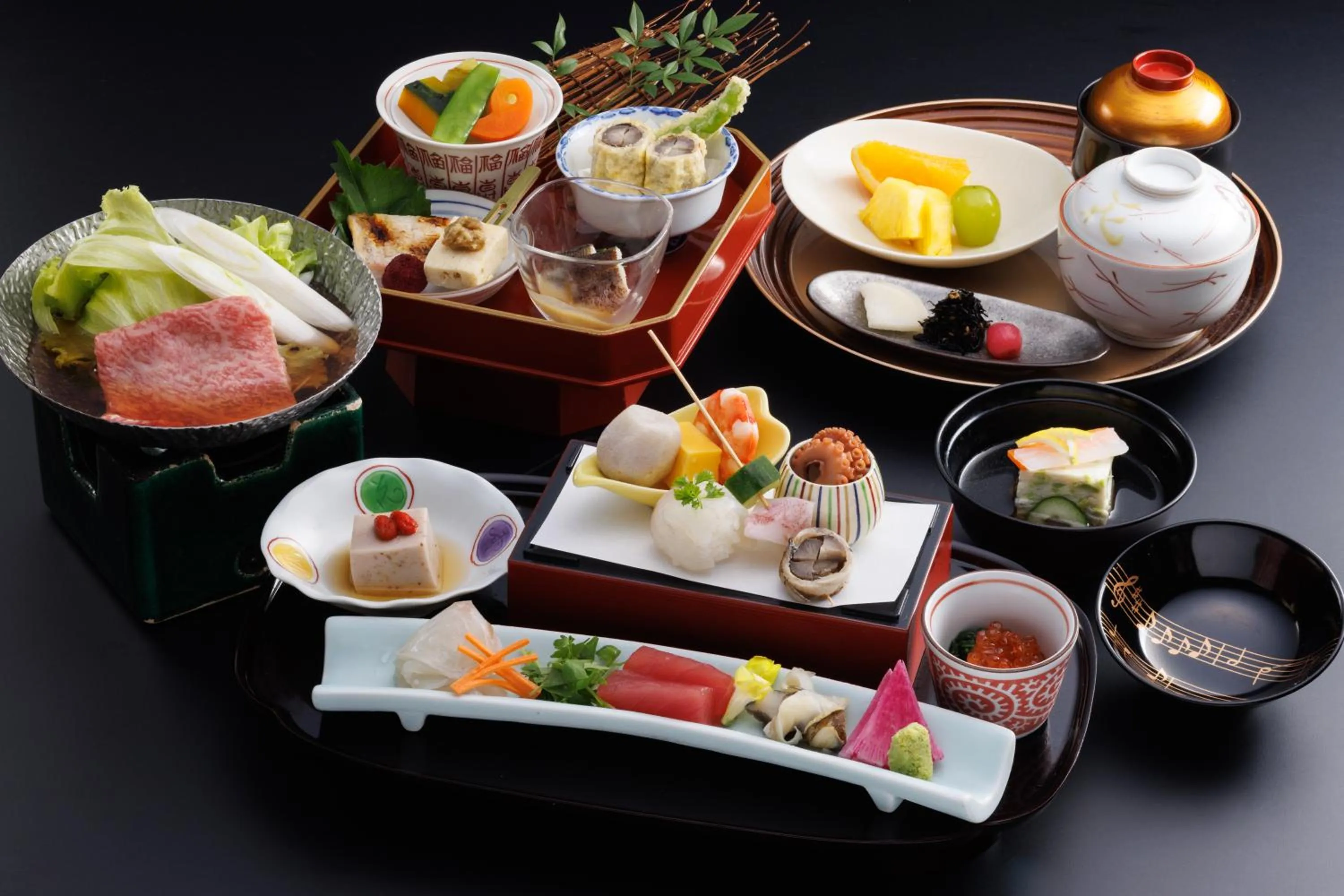 Dinner in Hotel Wakamizu