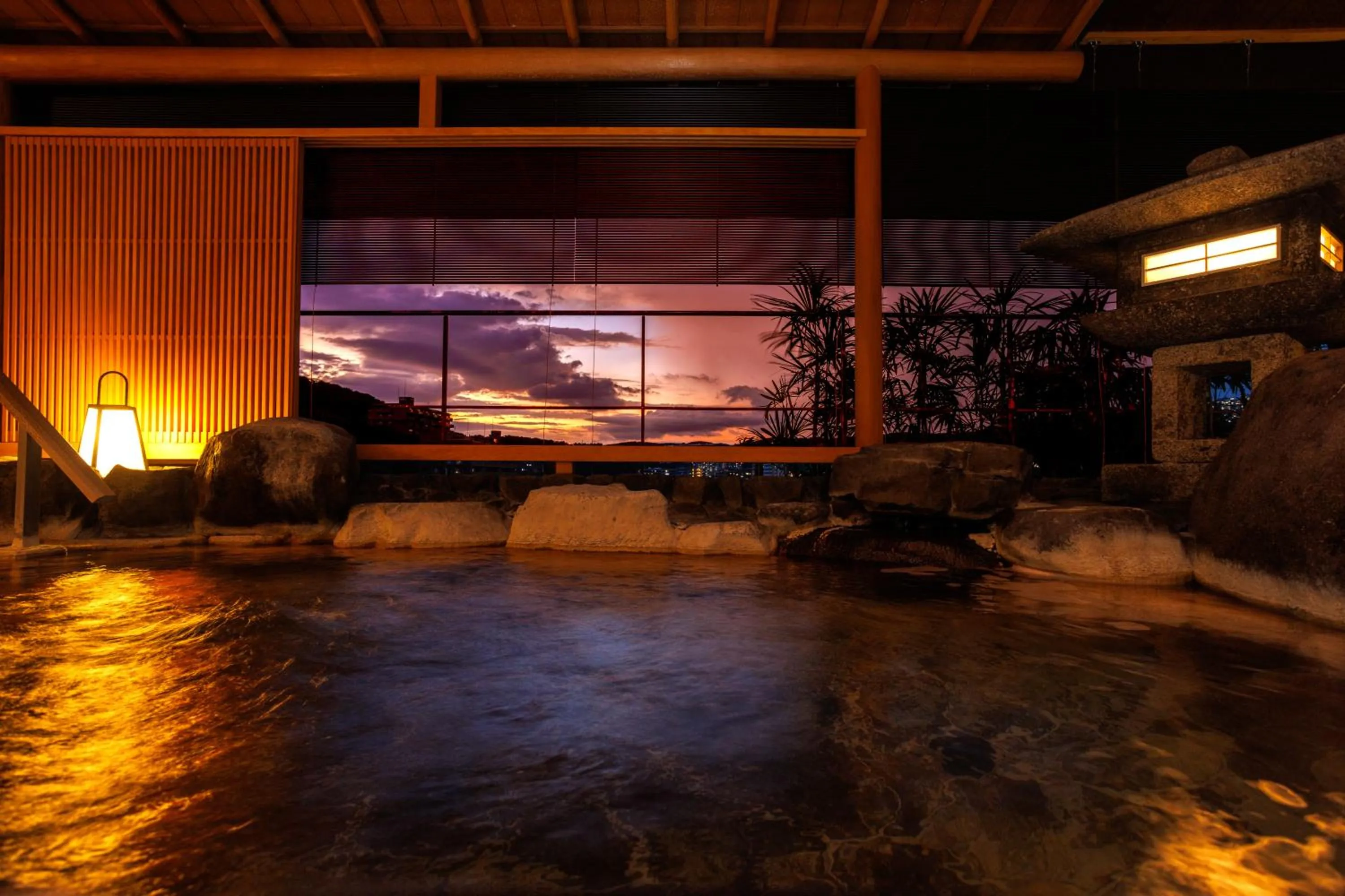 Open Air Bath in Hotel Wakamizu