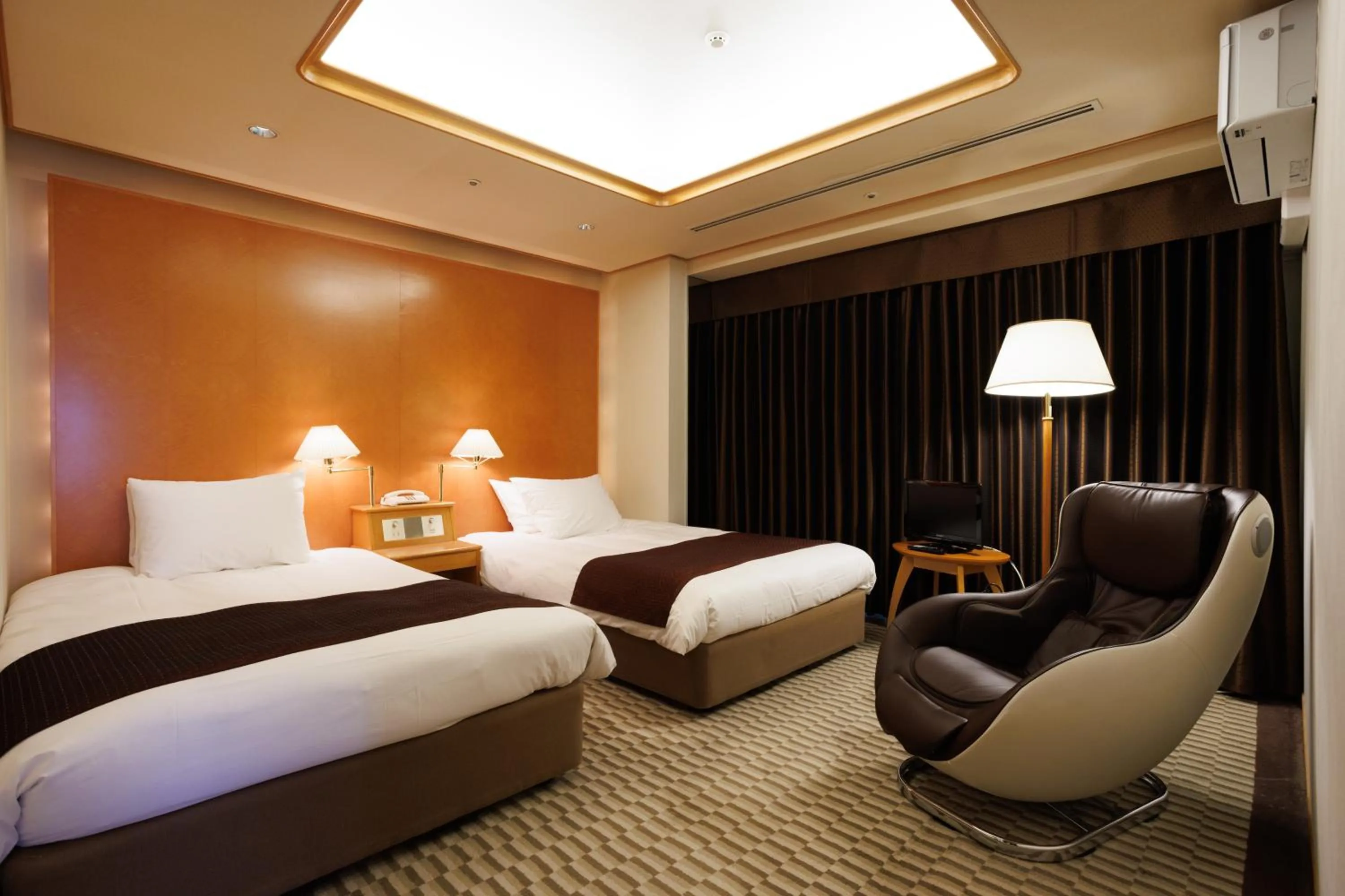 Bed in Hotel Wakamizu